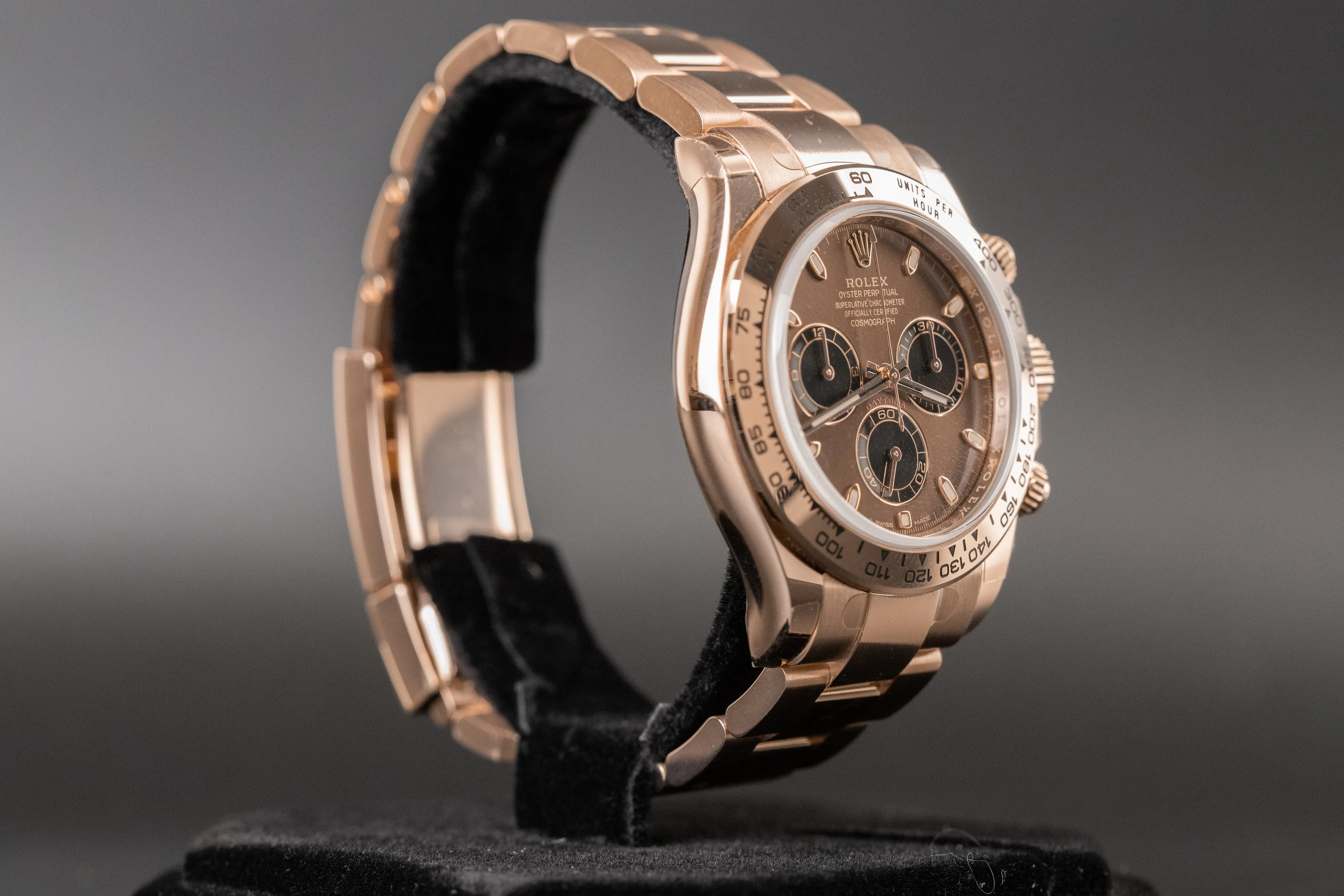 Rolex Daytona 116505 40mm Rose gold Brown 2