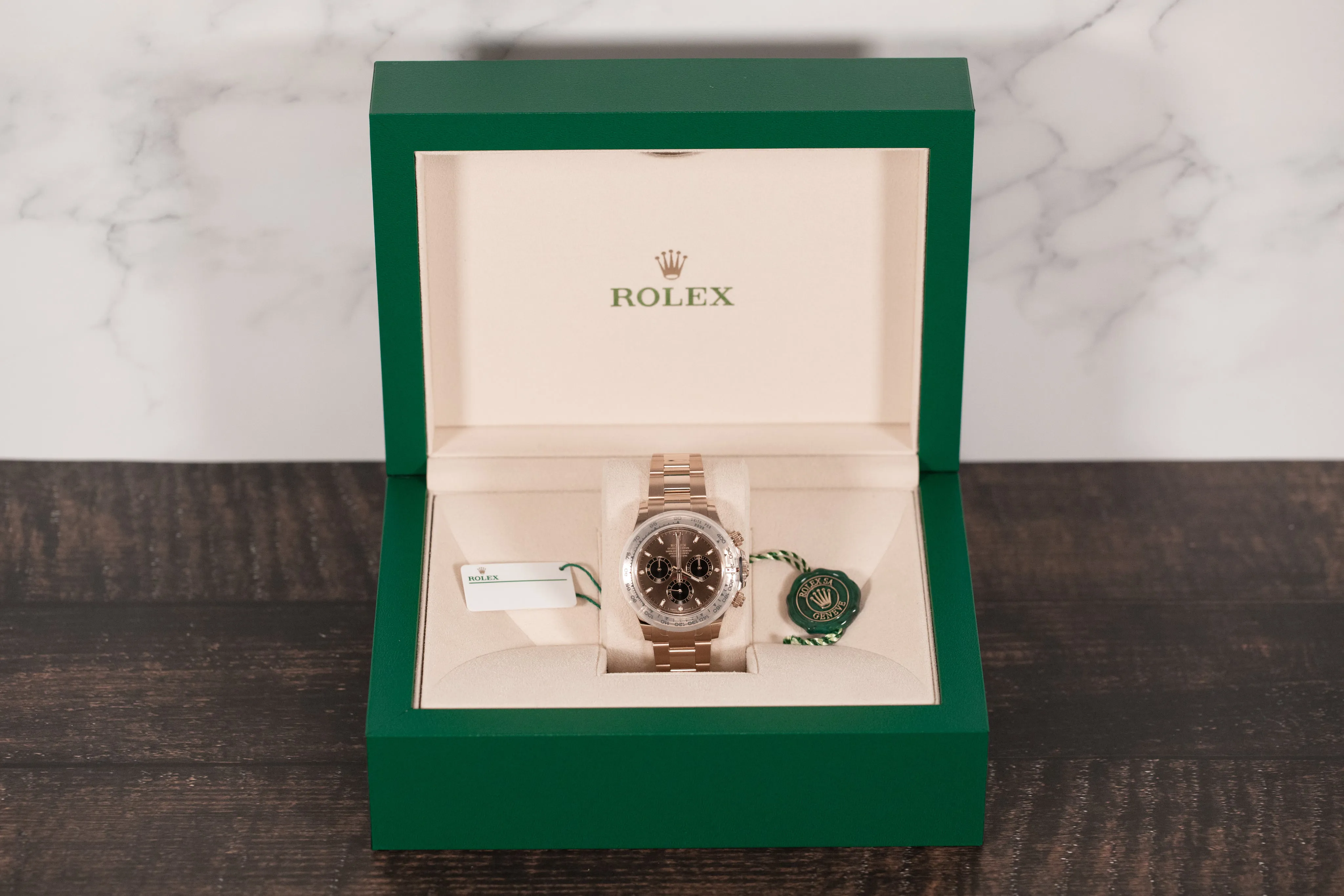 Rolex Daytona 116505 40mm Rose gold Brown 4