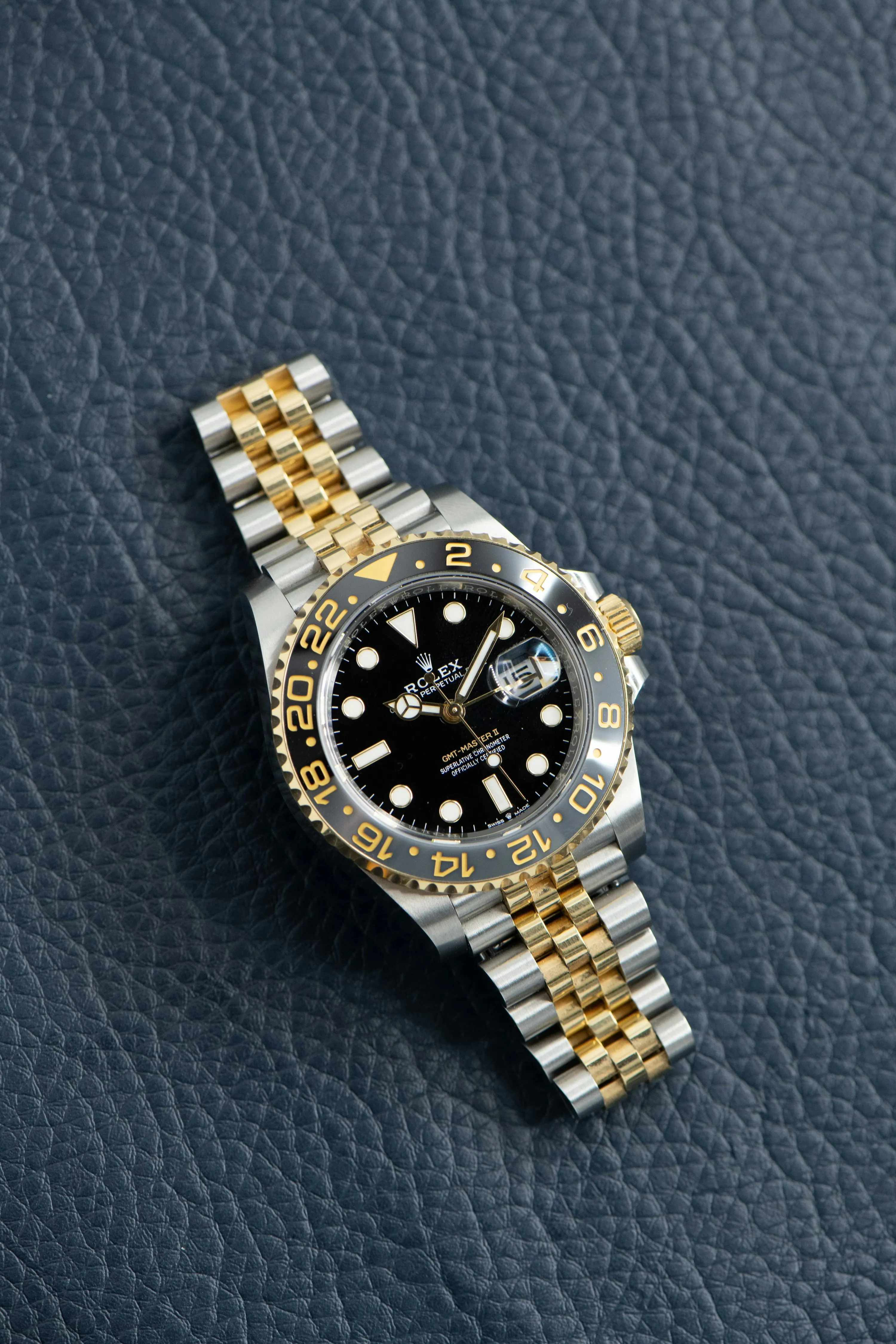 Rolex GMT-Master II 126713GRNR 40mm Yellow gold and Stainless steel Black 6