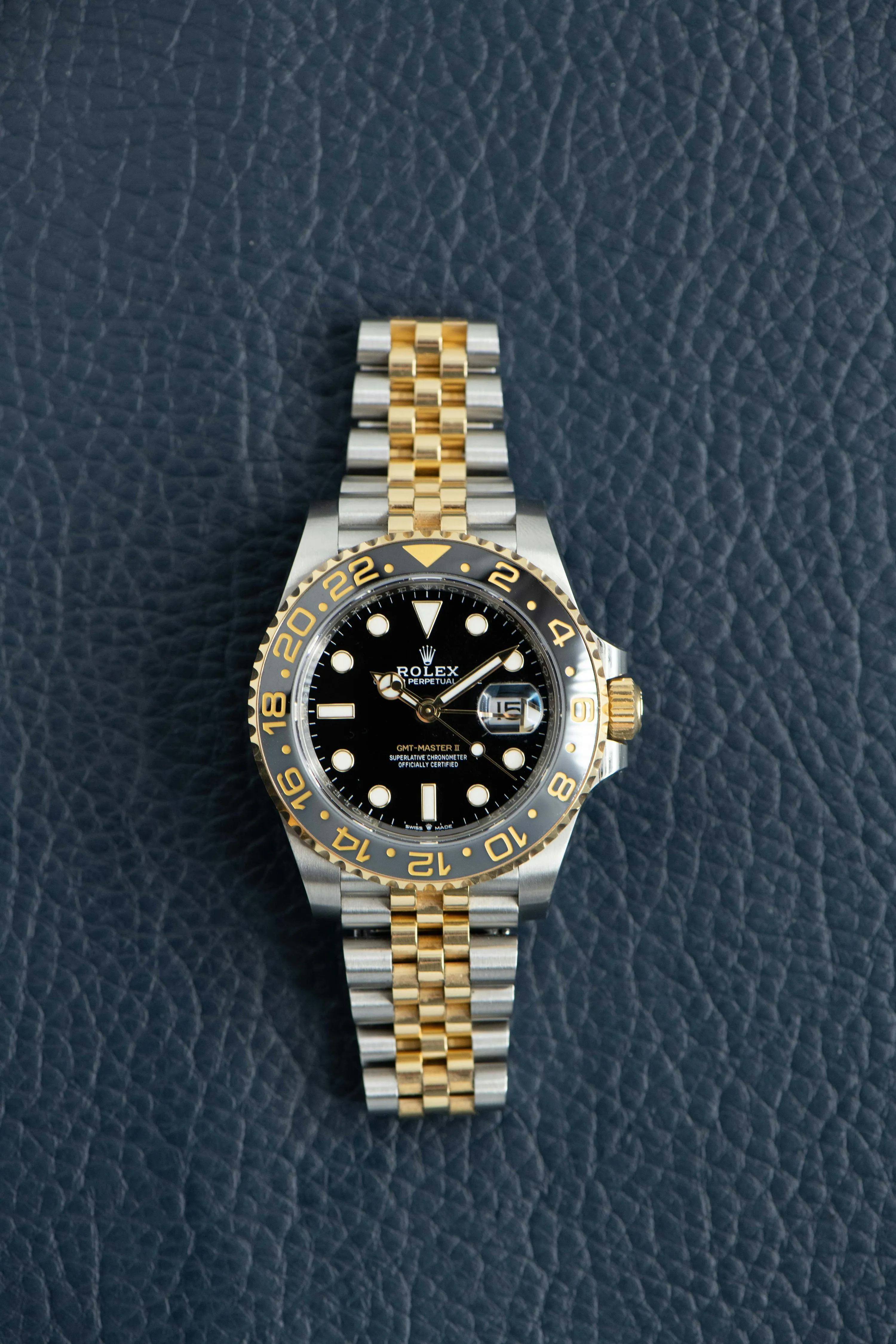 Rolex GMT-Master II 126713GRNR 40mm Yellow gold and Stainless steel Black 7