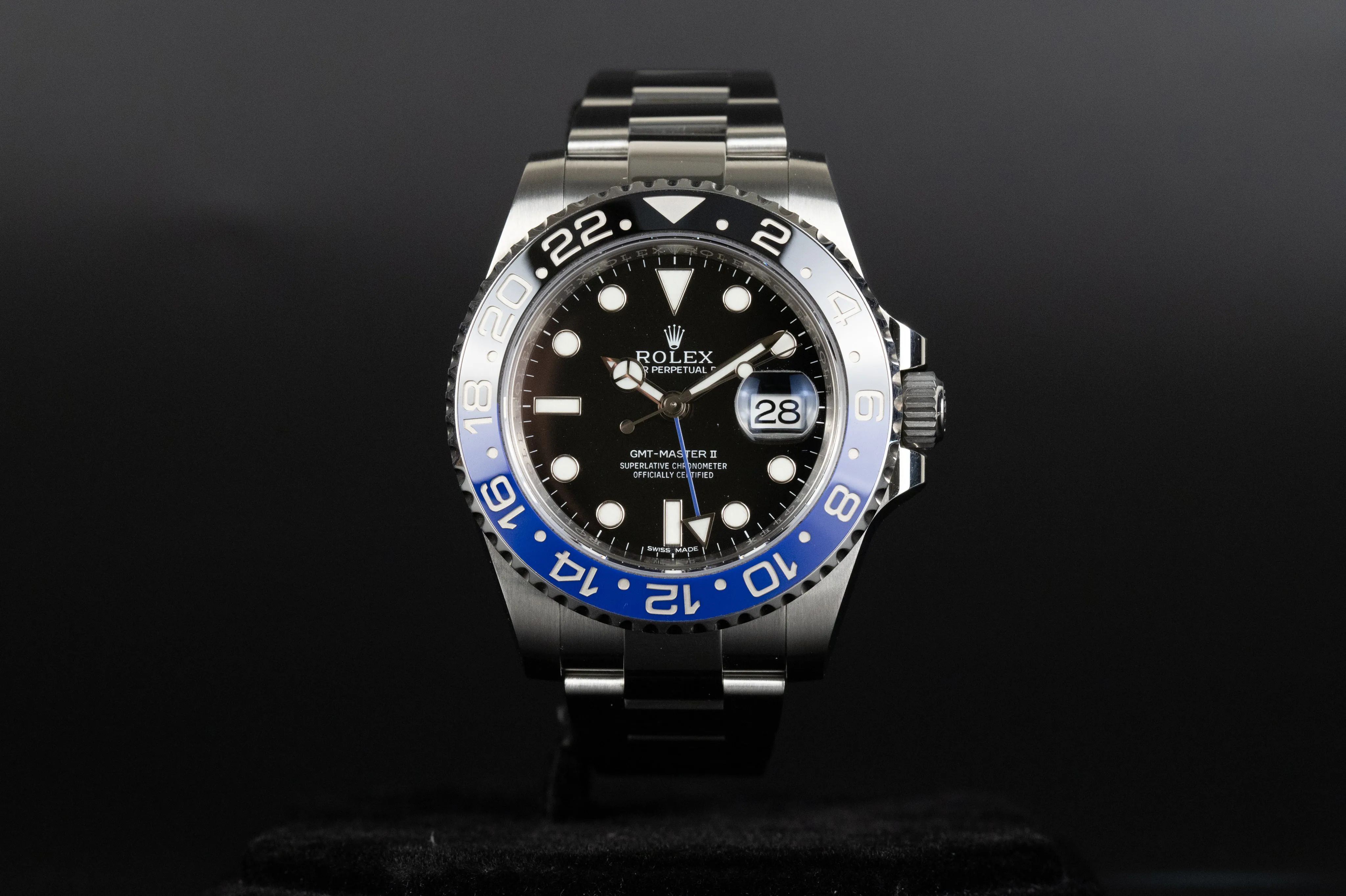 Rolex GMT-Master II 116710BLNR 40mm Stainless steel Black