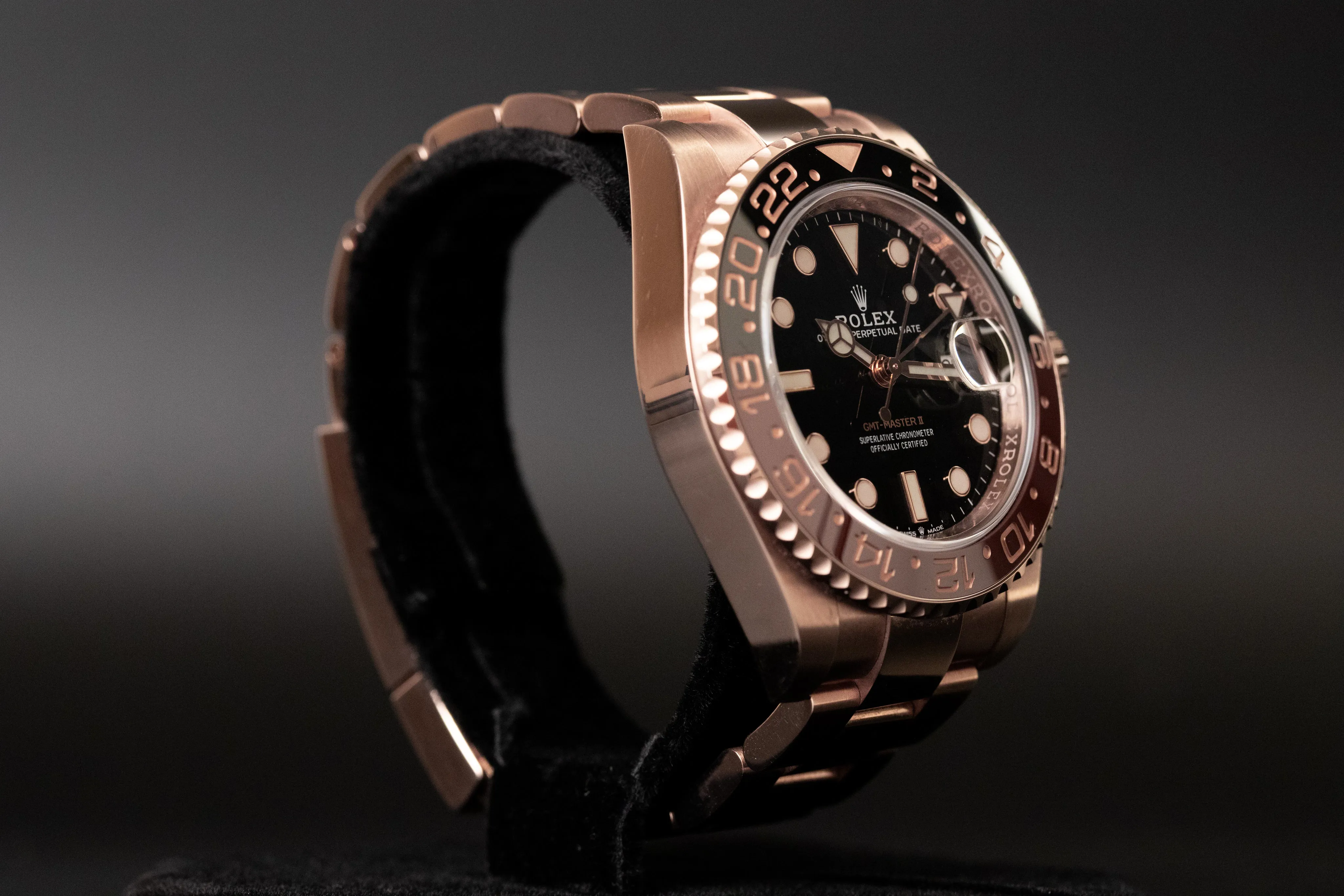 Rolex GMT-Master II 126715CHNR 40mm Rose gold Black 1