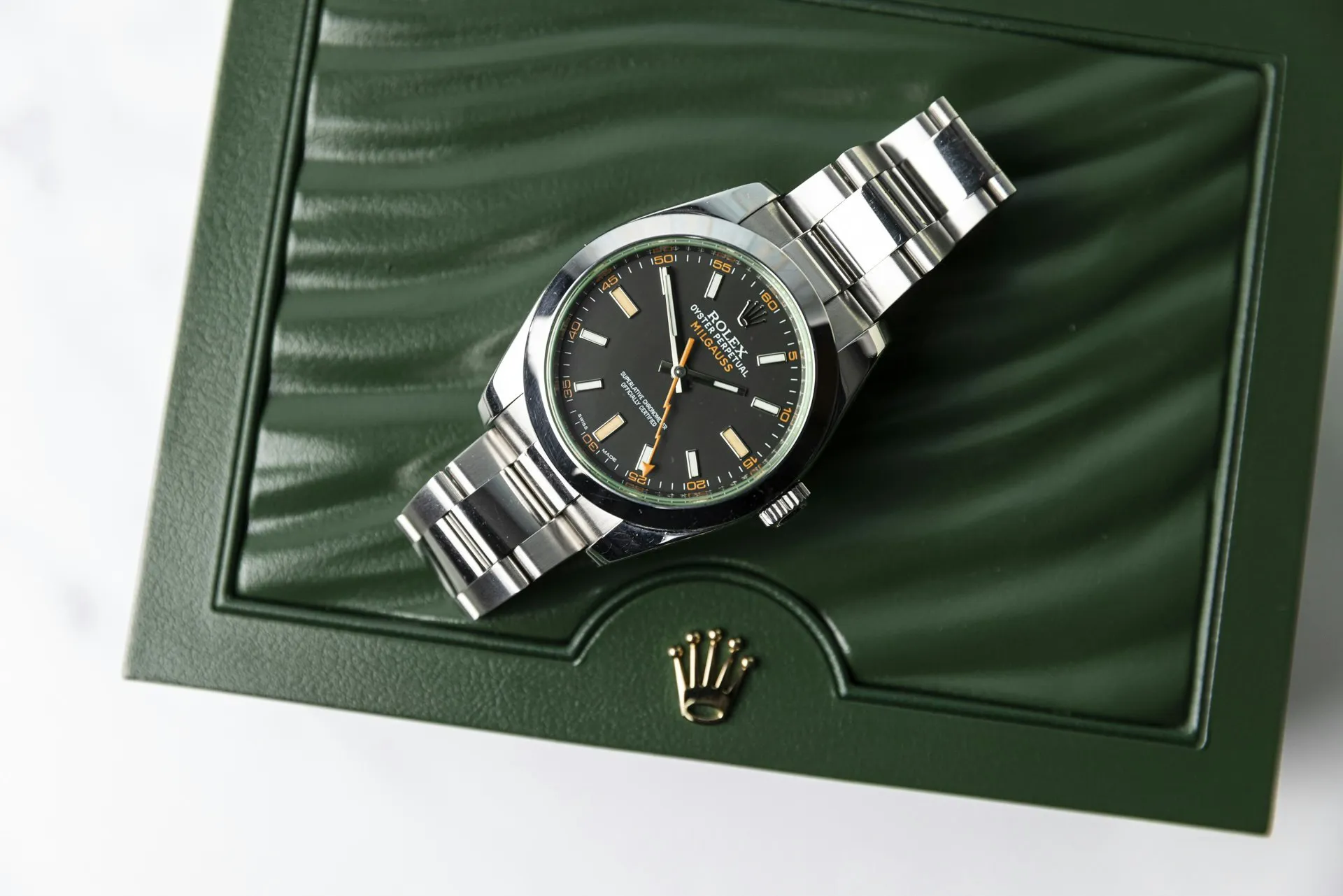 Rolex Milgauss 116400GV 40mm Stainless steel Black