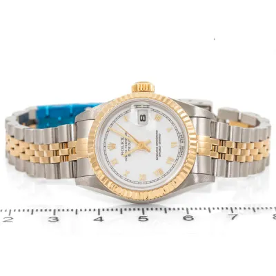 Rolex Lady-Datejust 69173 26mm Yellow gold and stainless steel White 6