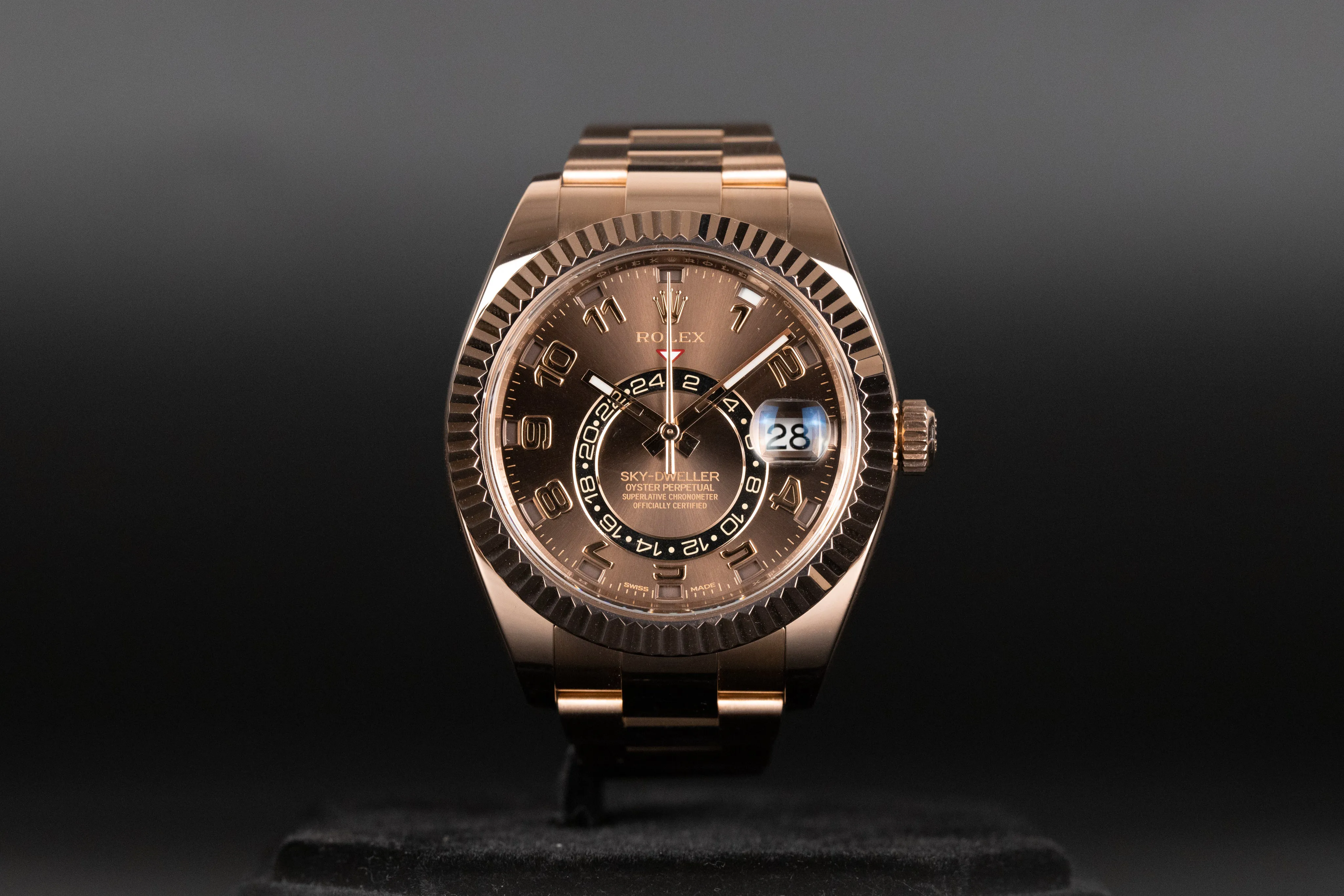 Rolex Sky-Dweller 326935 42mm Rose gold Chocolate Arabic