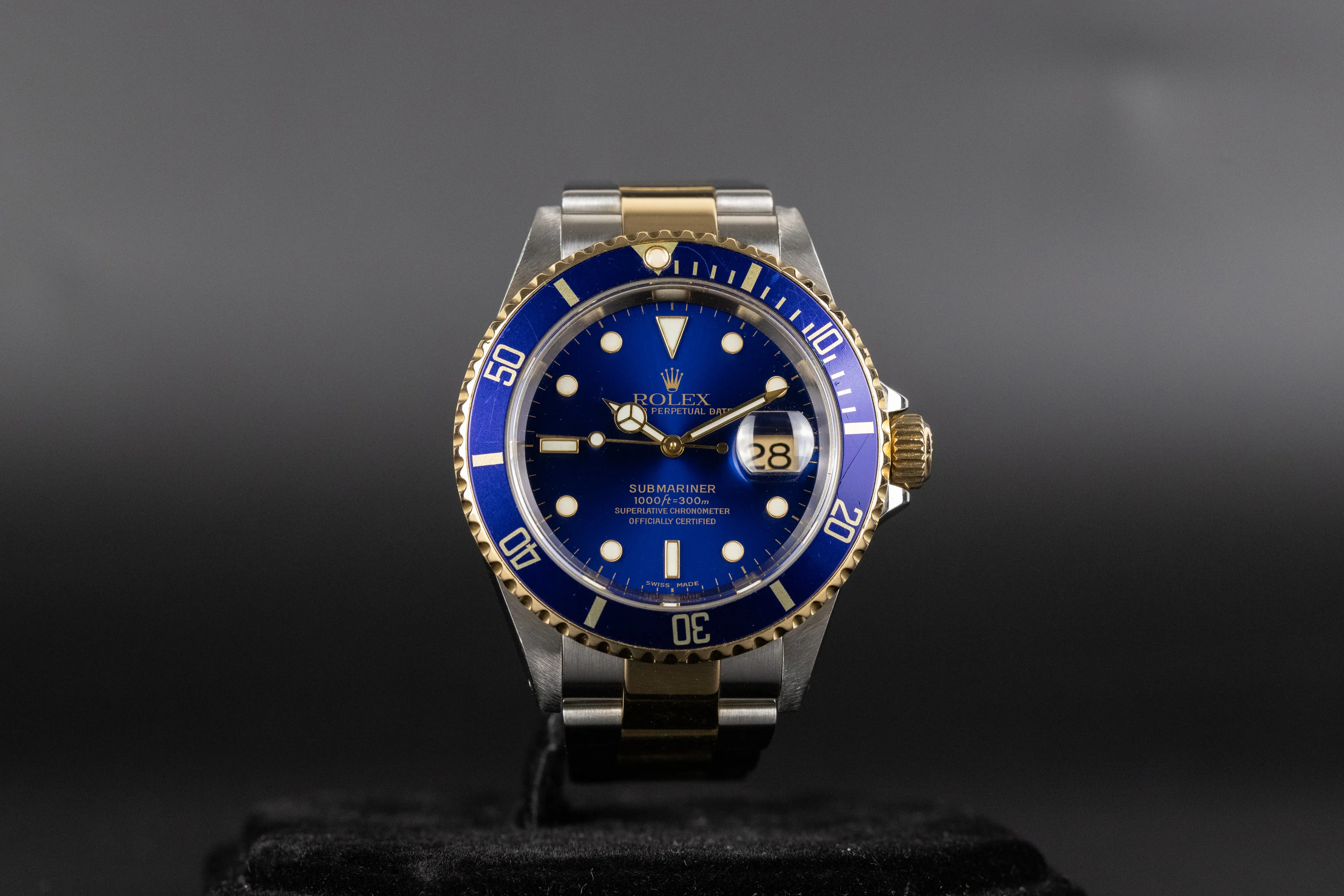 Rolex Submariner 16613 40mm Yellow gold and Stainless steel Blue