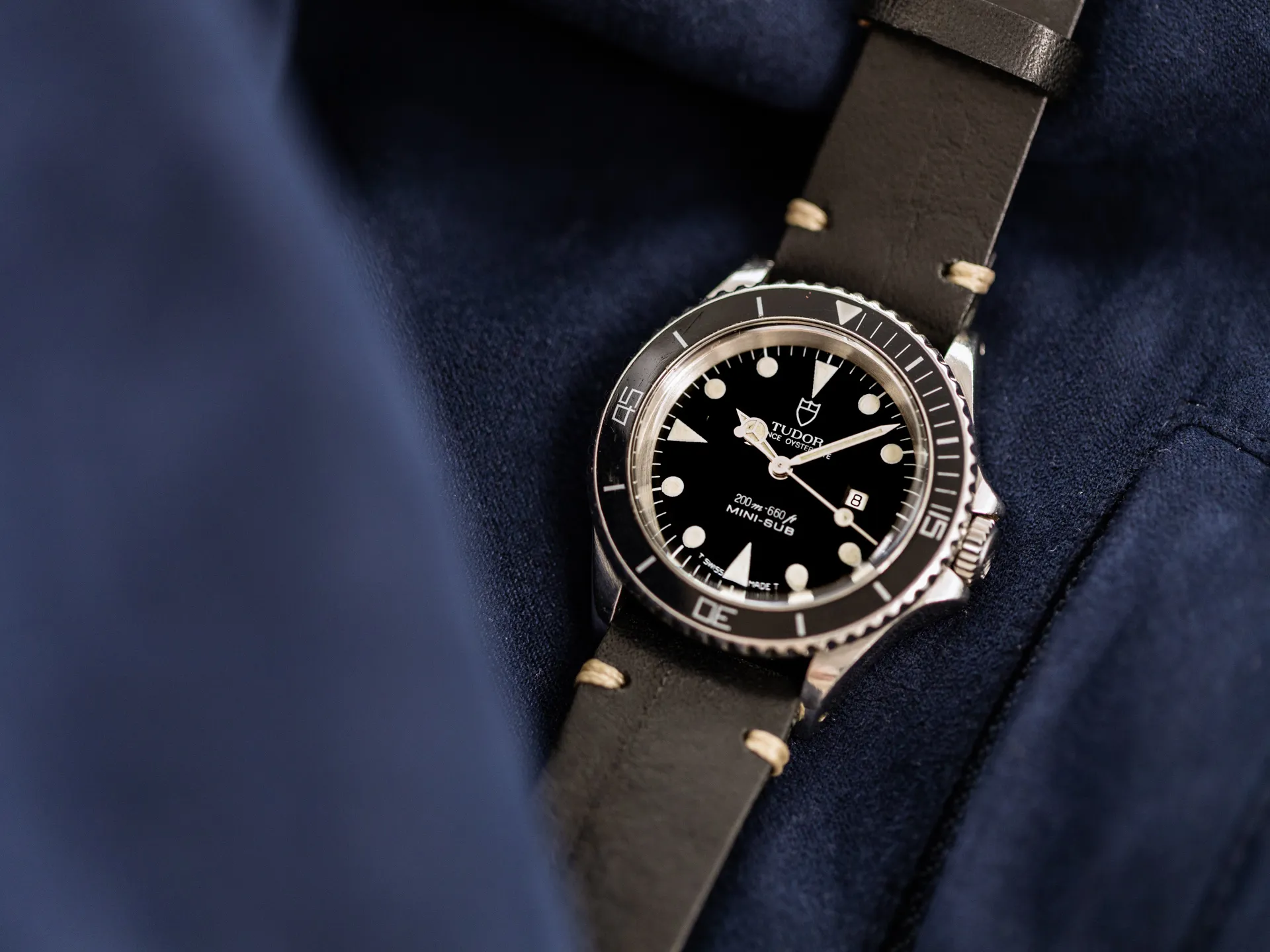 Tudor Submariner 73090 33mm Steel Black