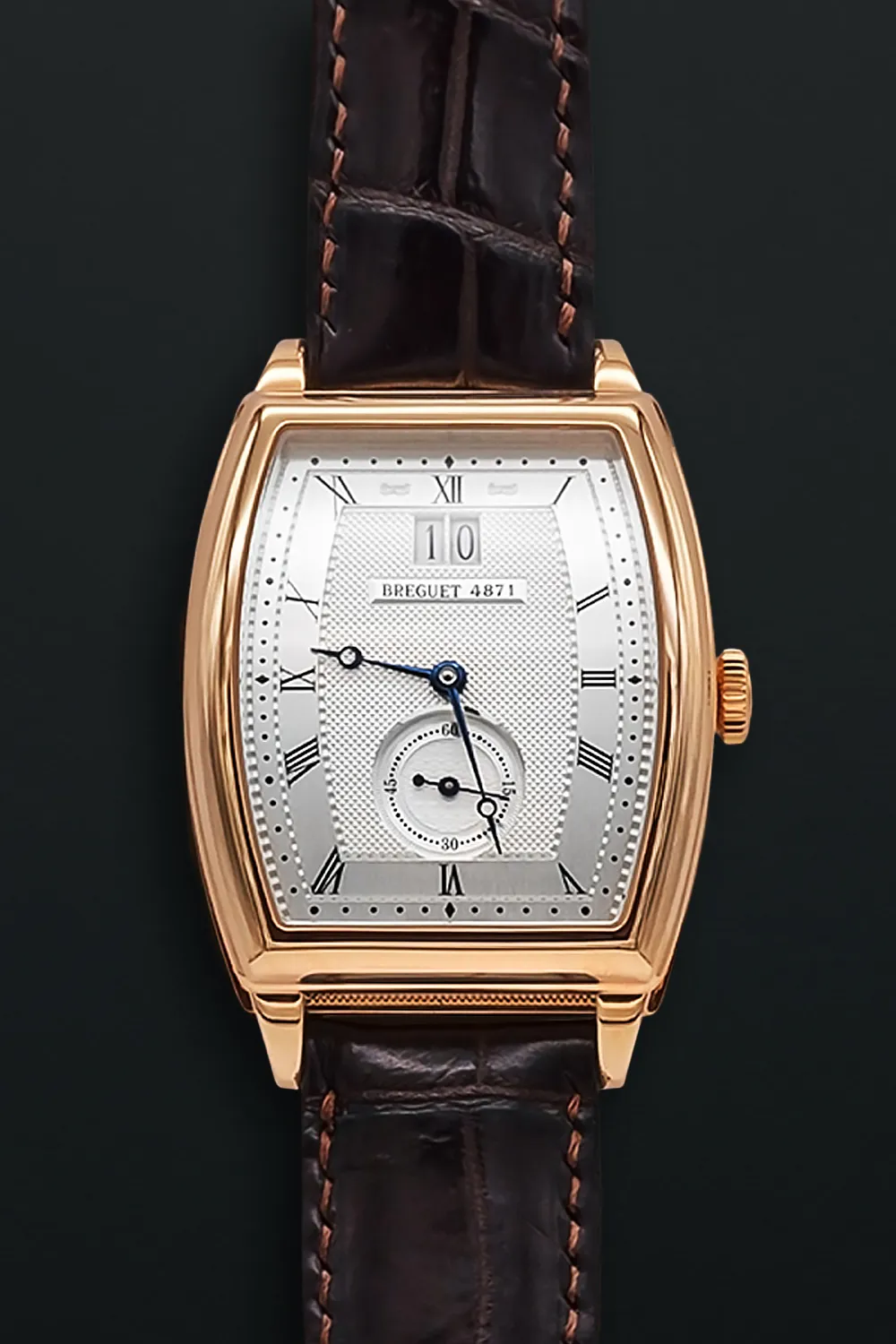 Breguet Heritage Big Date 5480BR 40.5mm Rose gold Silver