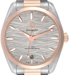 Omega Aqua Terra 220.20.38.20.06.001 Stainless steel and 18k rose gold Gray