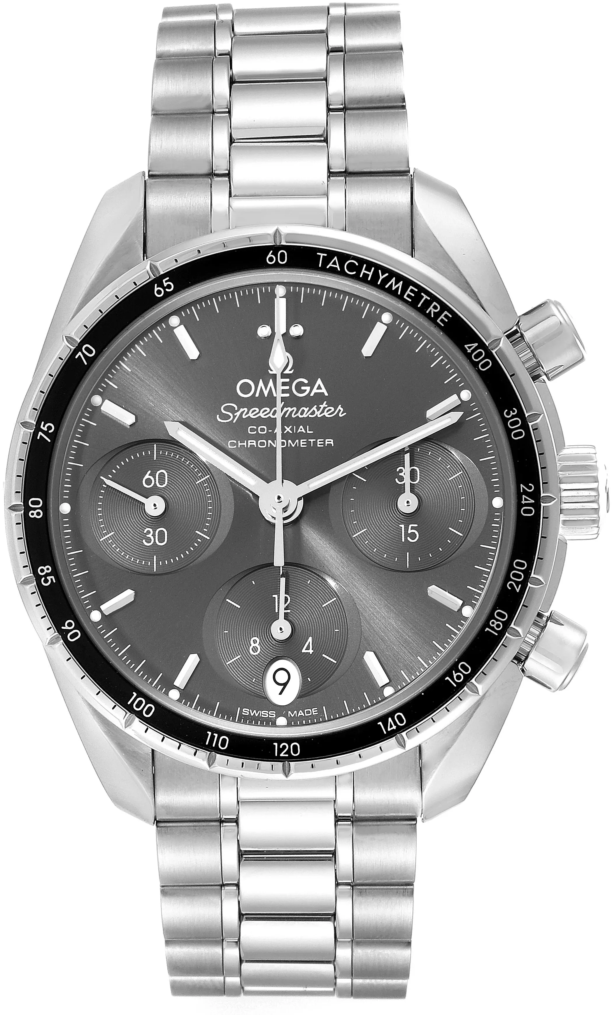 Omega Speedmaster 324.30.38.50.06.001 38mm Stainless steel Gray 1