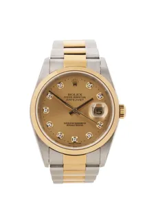 Rolex Datejust 36 16203 Yellow gold and Stainless steel Champagne