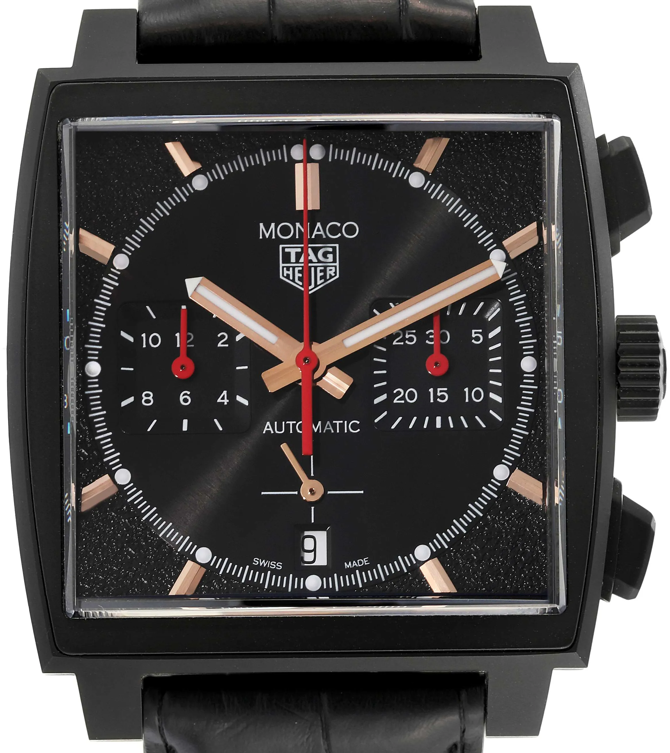 TAG Heuer Monaco CBL2180 39mm Titanium Black