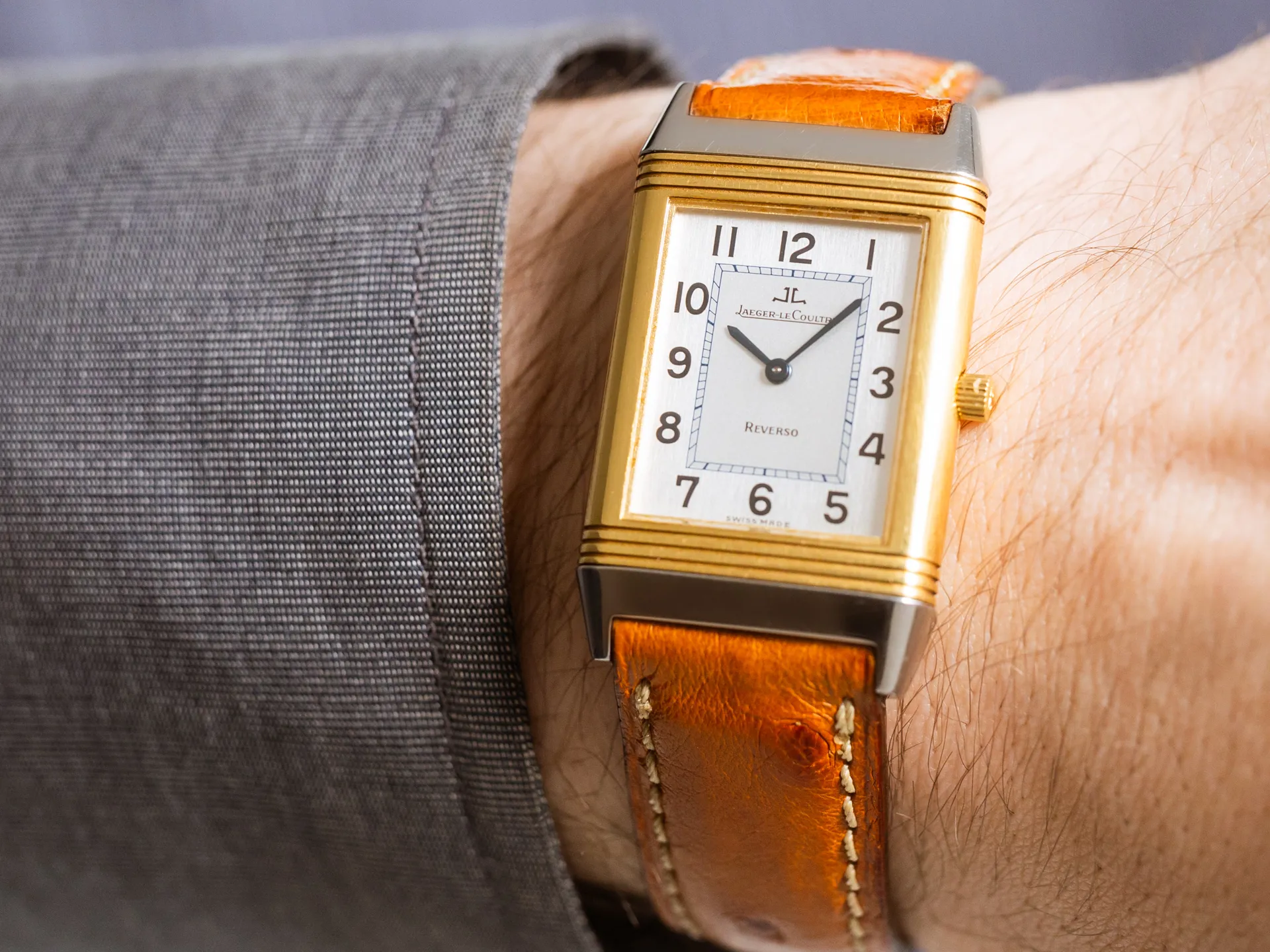 Jaeger-LeCoultre Reverso 250.5.86 23mm Gold/steel Silver