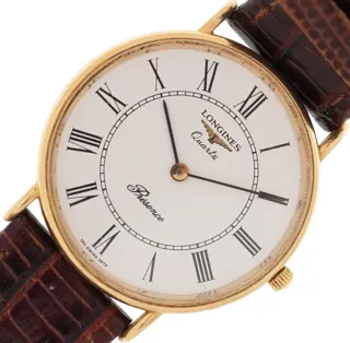 Longines Présence Yellow gold White