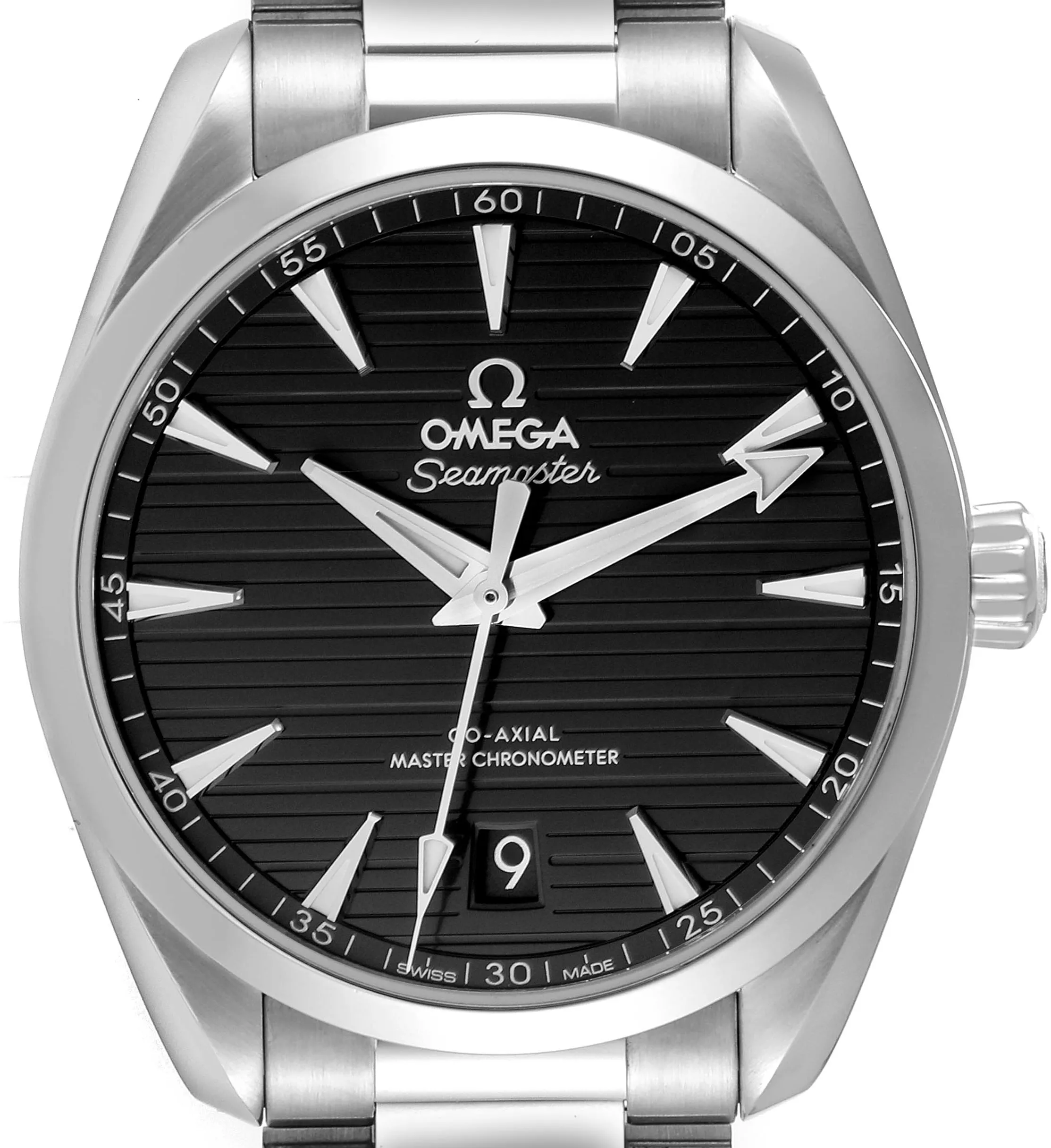 Omega Aqua Terra 220.10.38.20.01.001 38mm Stainless steel Black