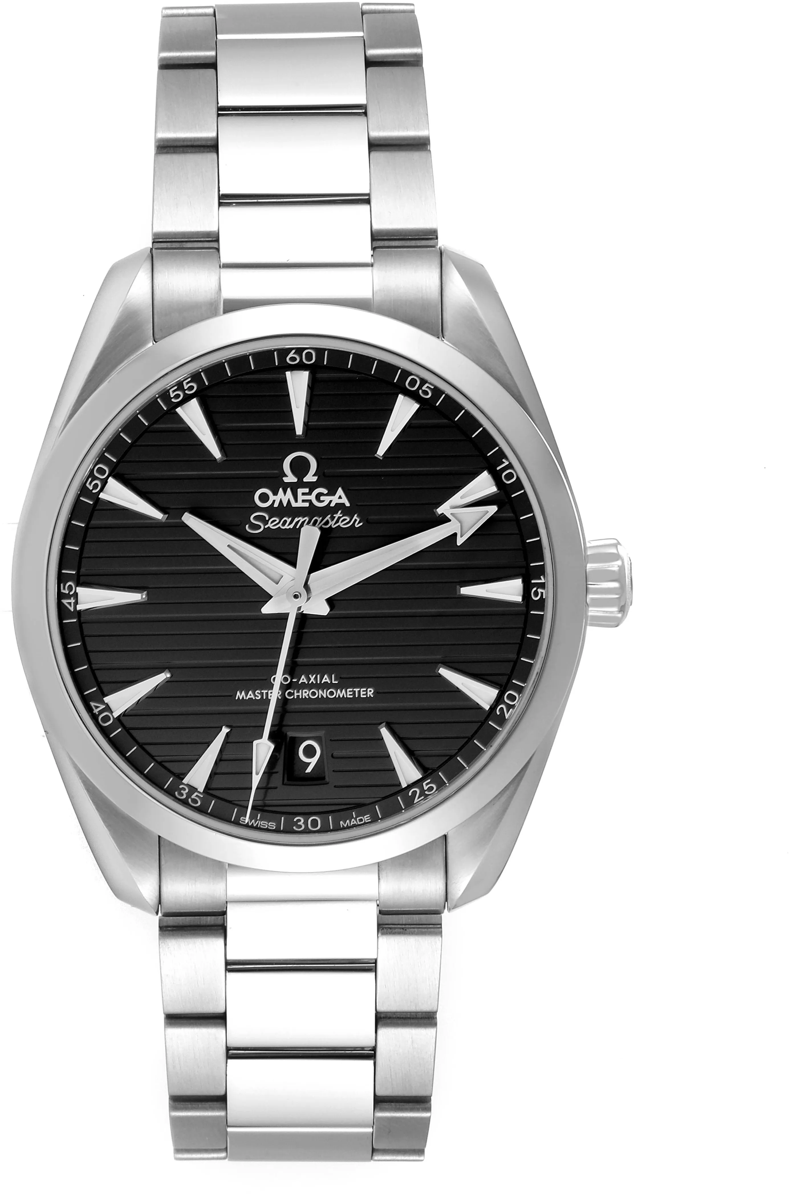 Omega Aqua Terra 220.10.38.20.01.001 38mm Stainless steel Black 1