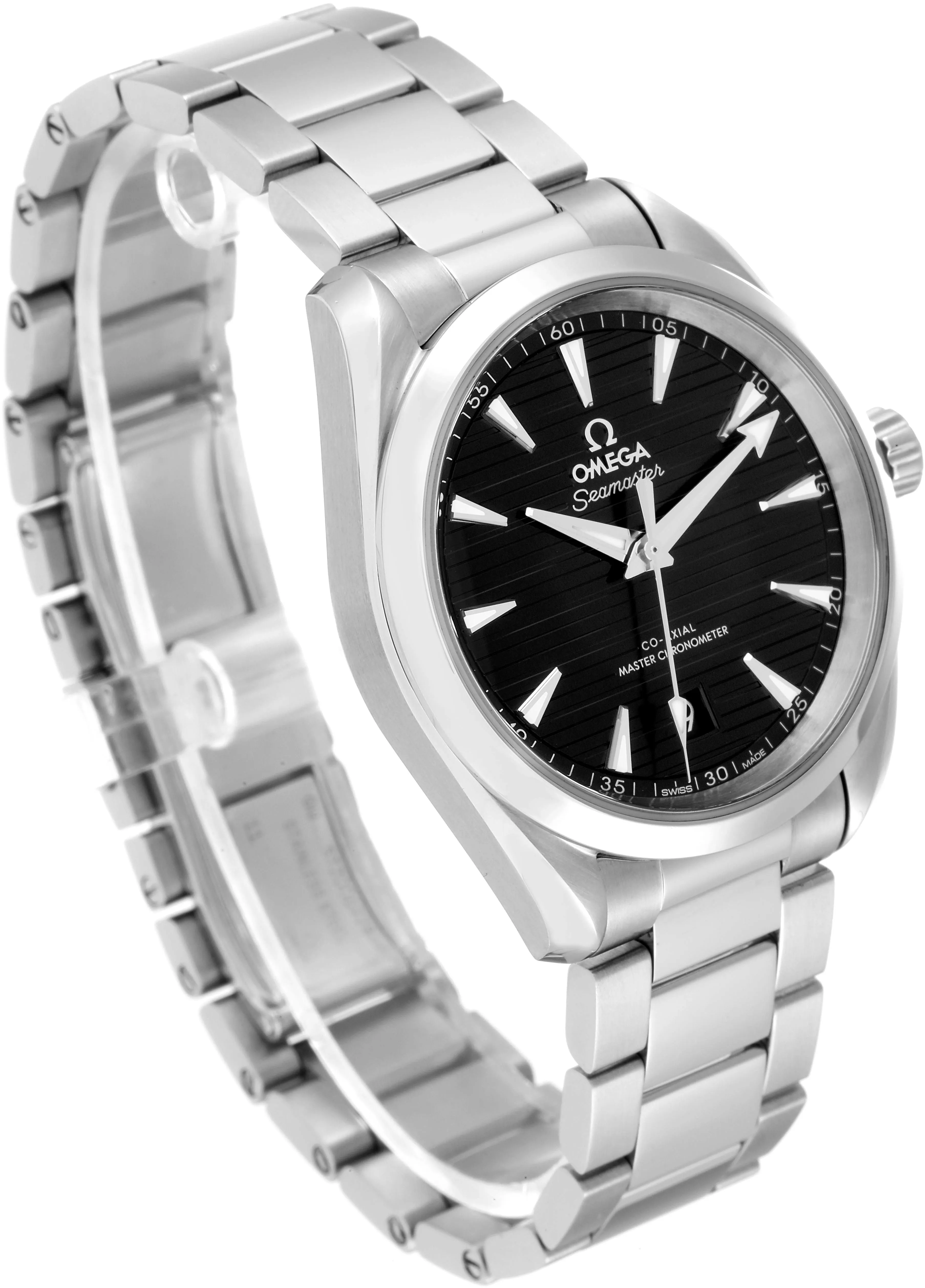 Omega Aqua Terra 220.10.38.20.01.001 38mm Stainless steel Black 2