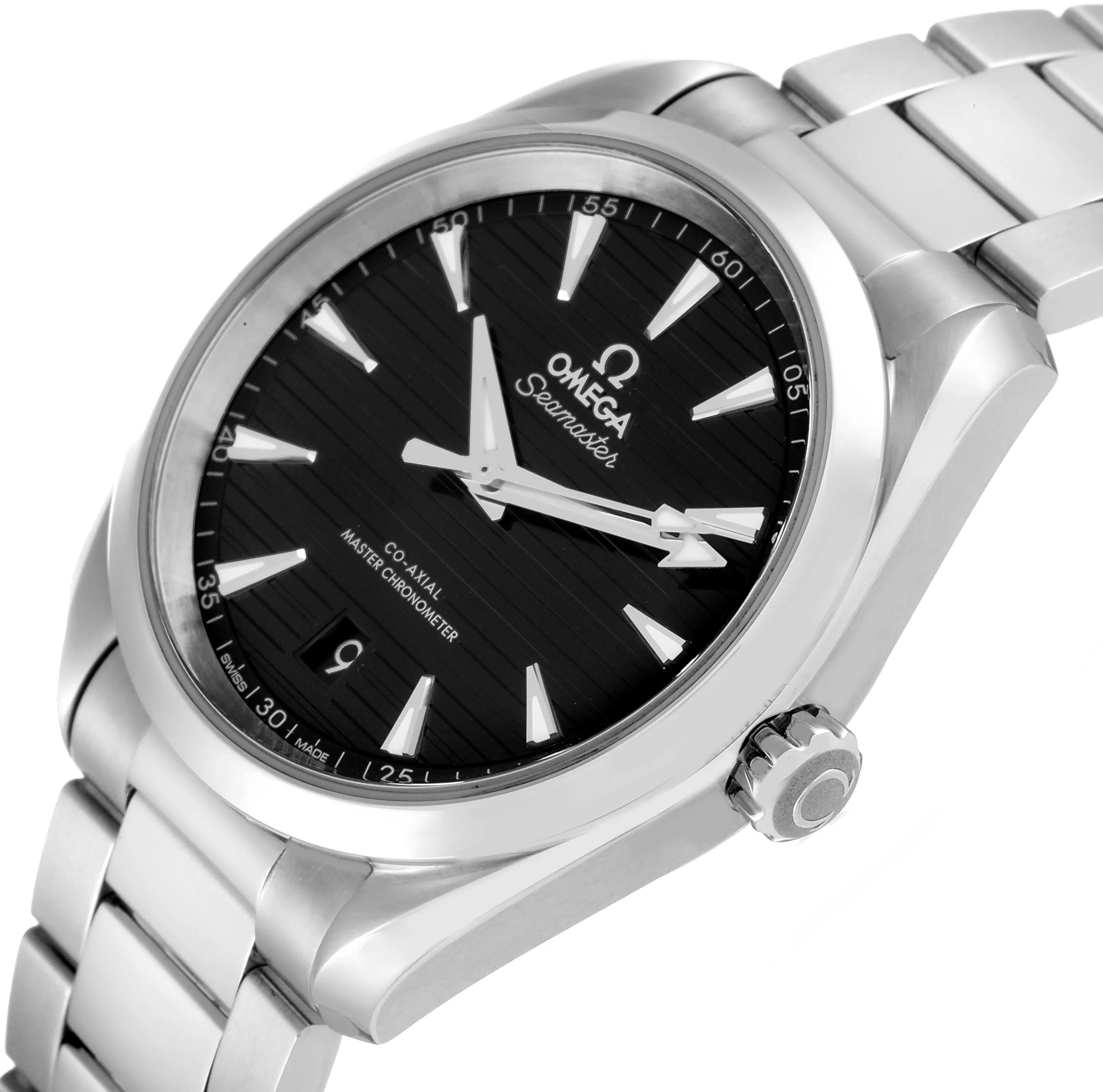 Omega Aqua Terra 220.10.38.20.01.001 38mm Stainless steel Black 4