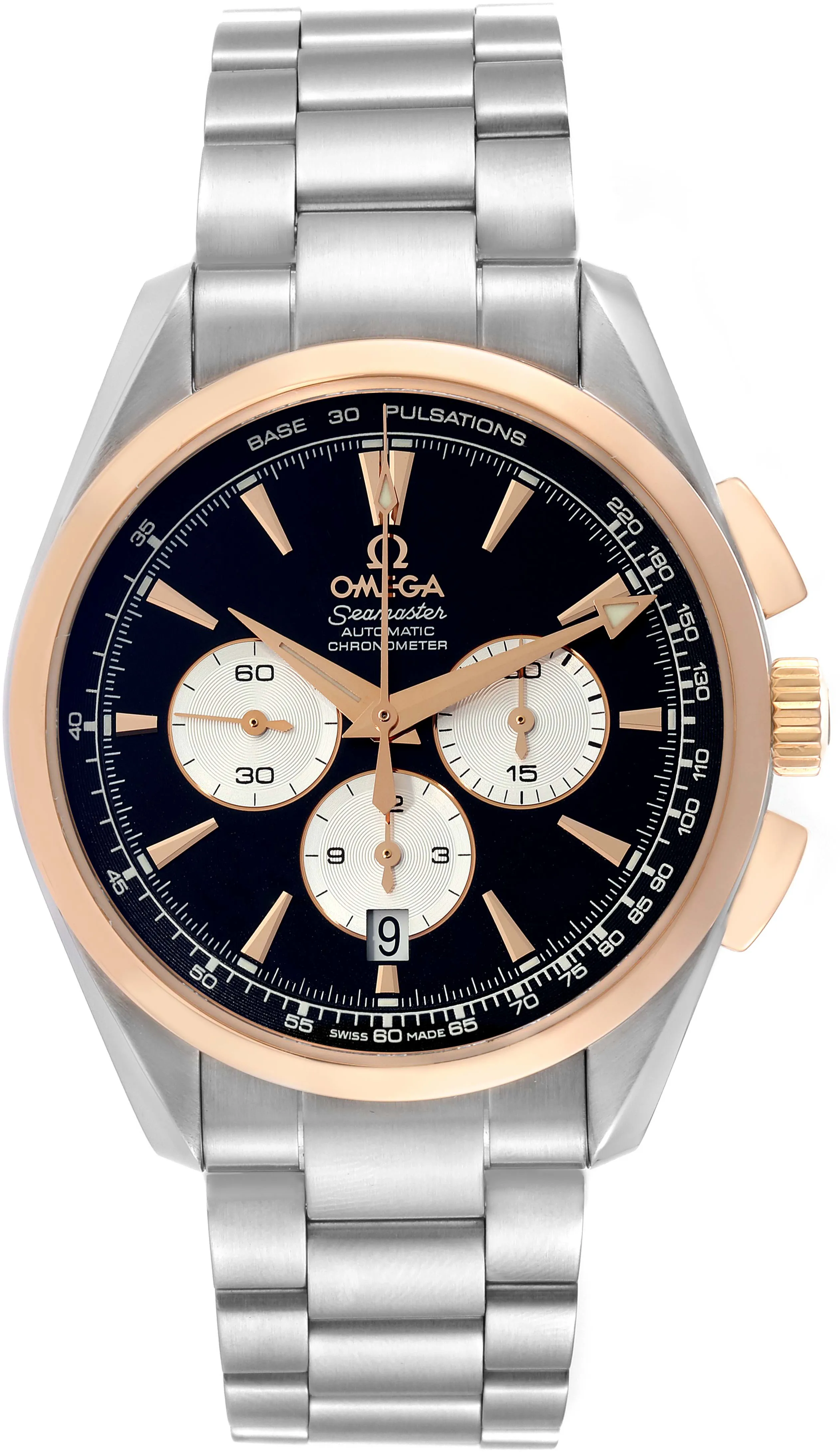 Omega Aqua Terra 221.20.42.40.01.002 42mm Rose gold and Stainless steel Black 1