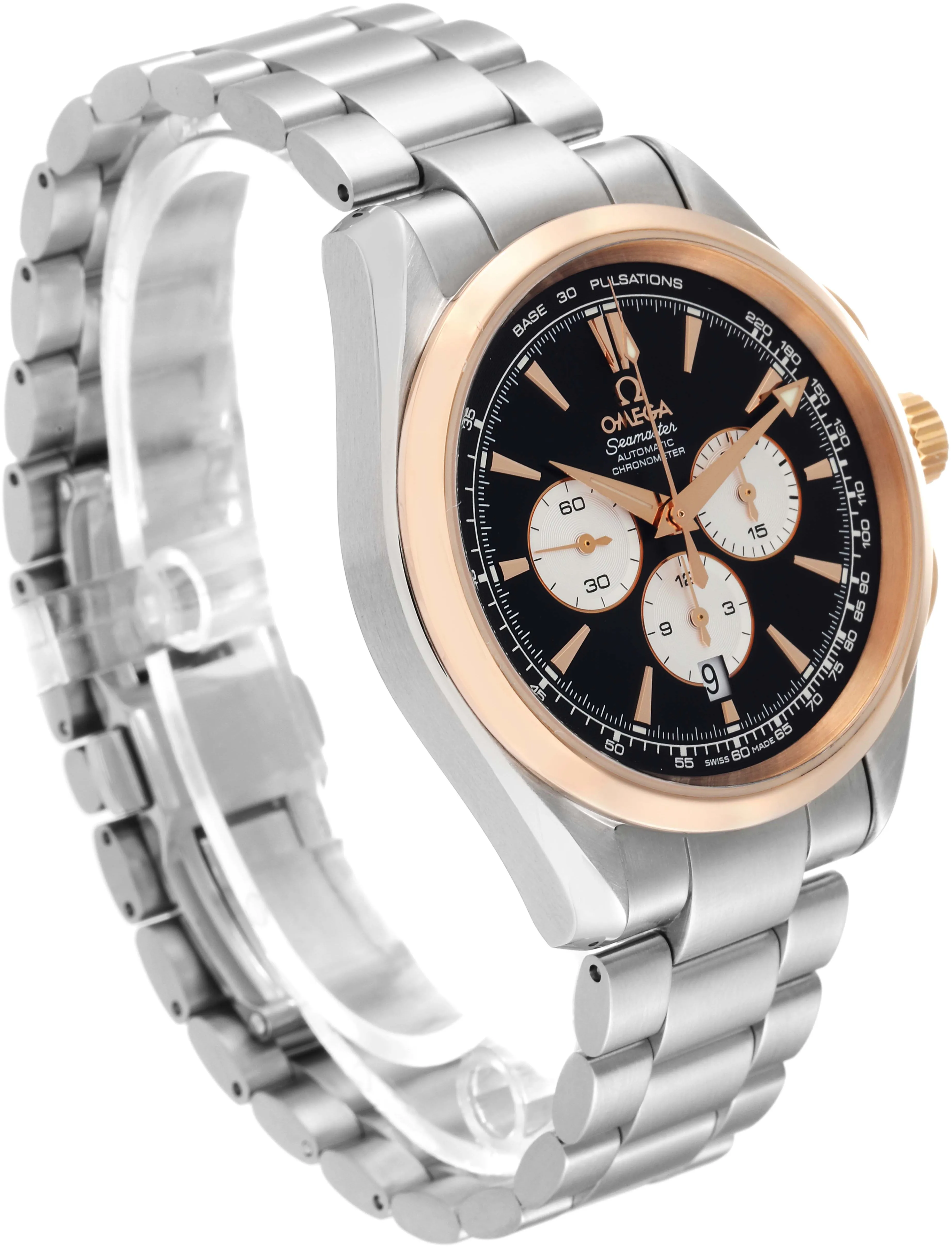 Omega Aqua Terra 221.20.42.40.01.002 42mm Rose gold and Stainless steel Black 2