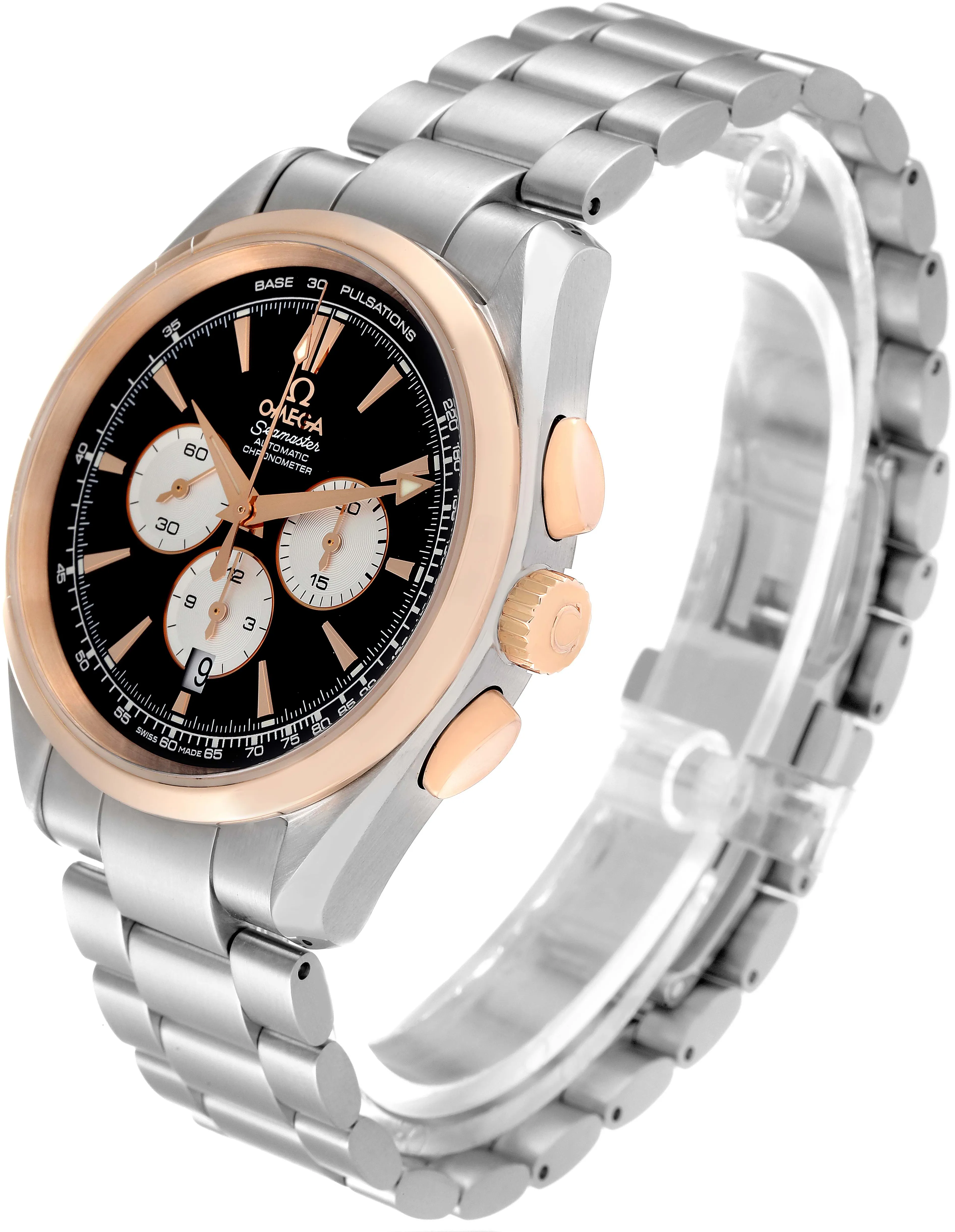 Omega Aqua Terra 221.20.42.40.01.002 42mm Rose gold and Stainless steel Black 3