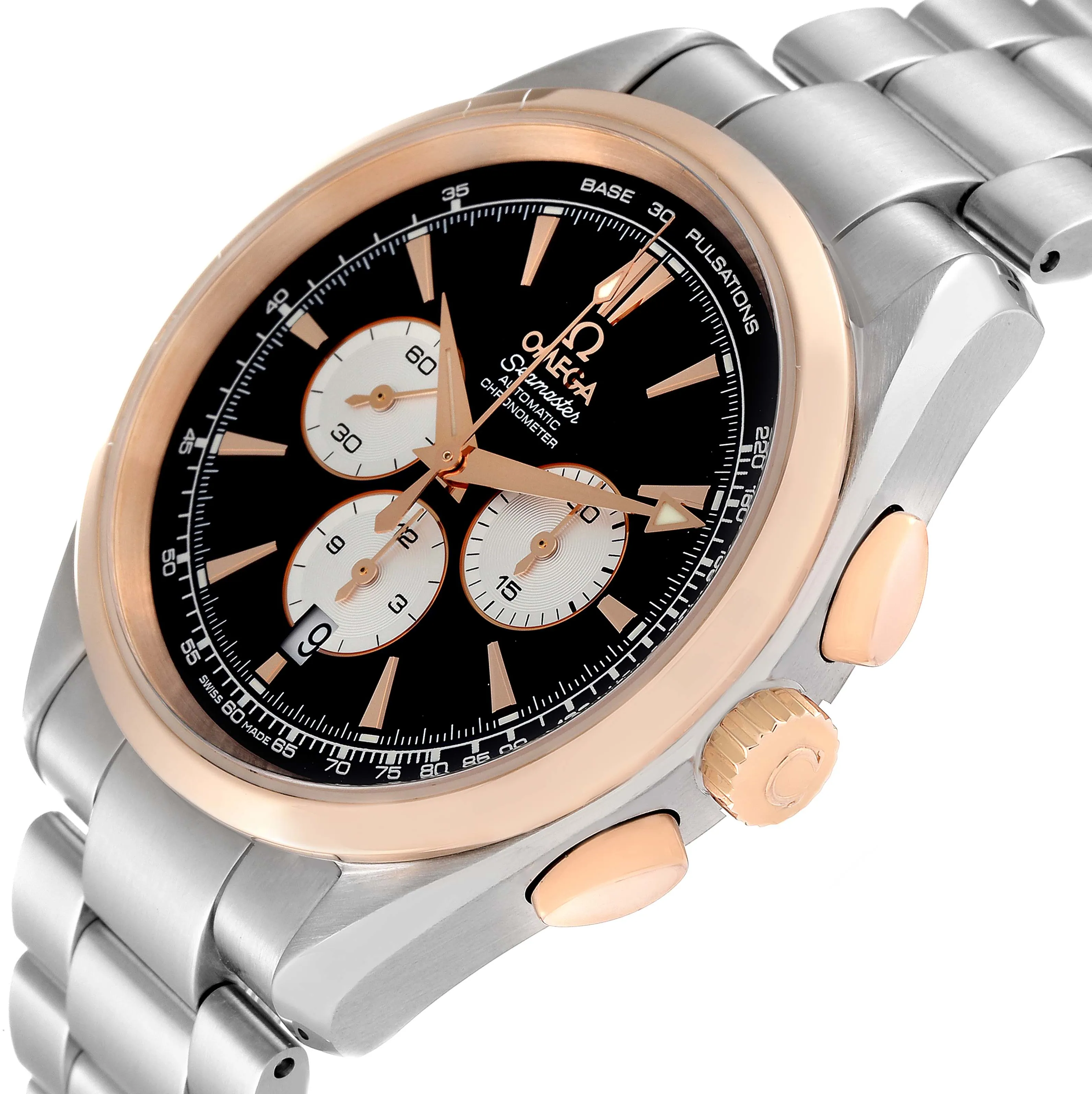 Omega Aqua Terra 221.20.42.40.01.002 42mm Rose gold and Stainless steel Black 4