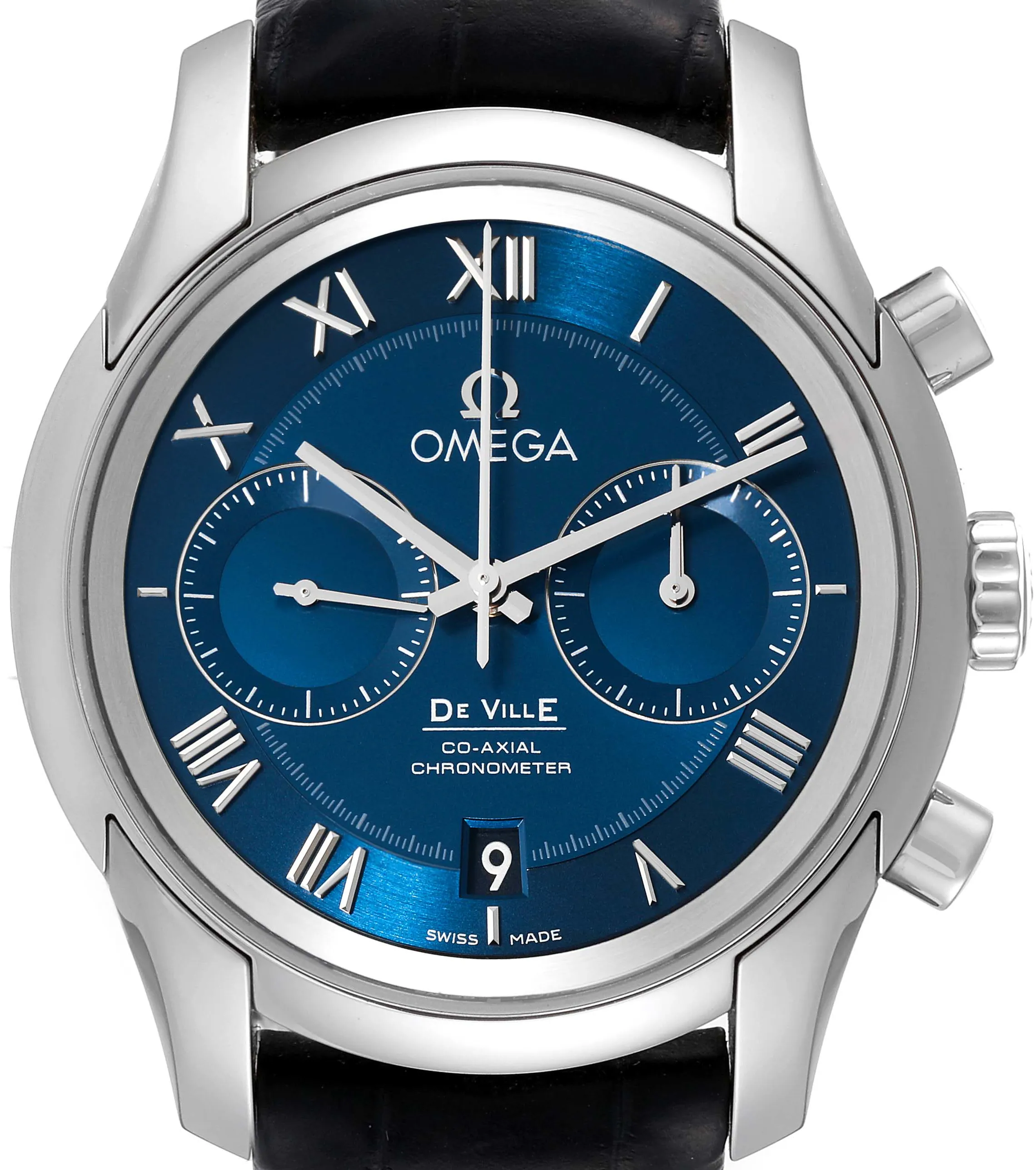 Omega De Ville Co-Axial 431.13.42.51.03.001 42mm Stainless steel Blue