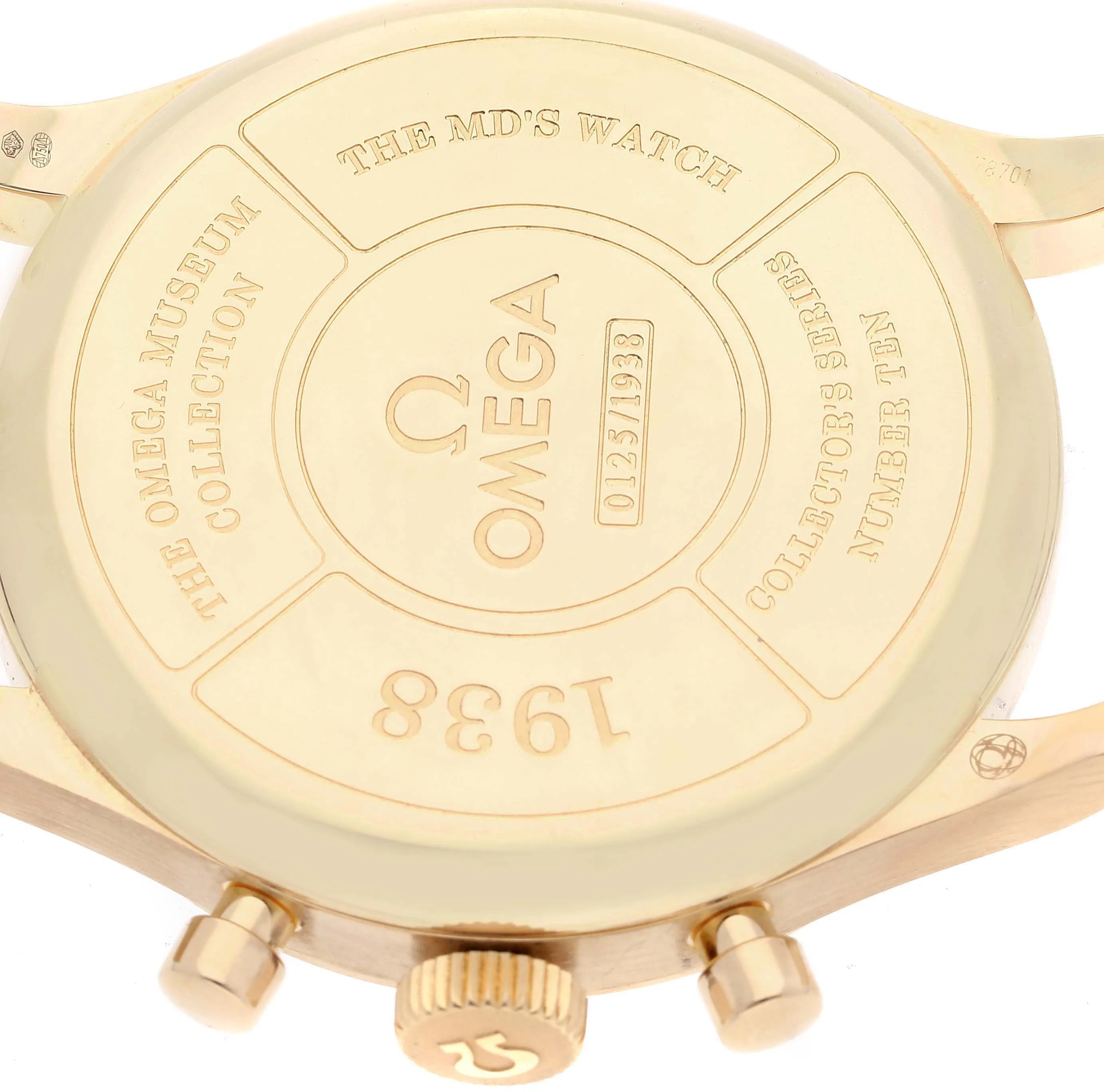 Omega Museum 516.53.39.50.09.001 39mm Yellow gold White 8