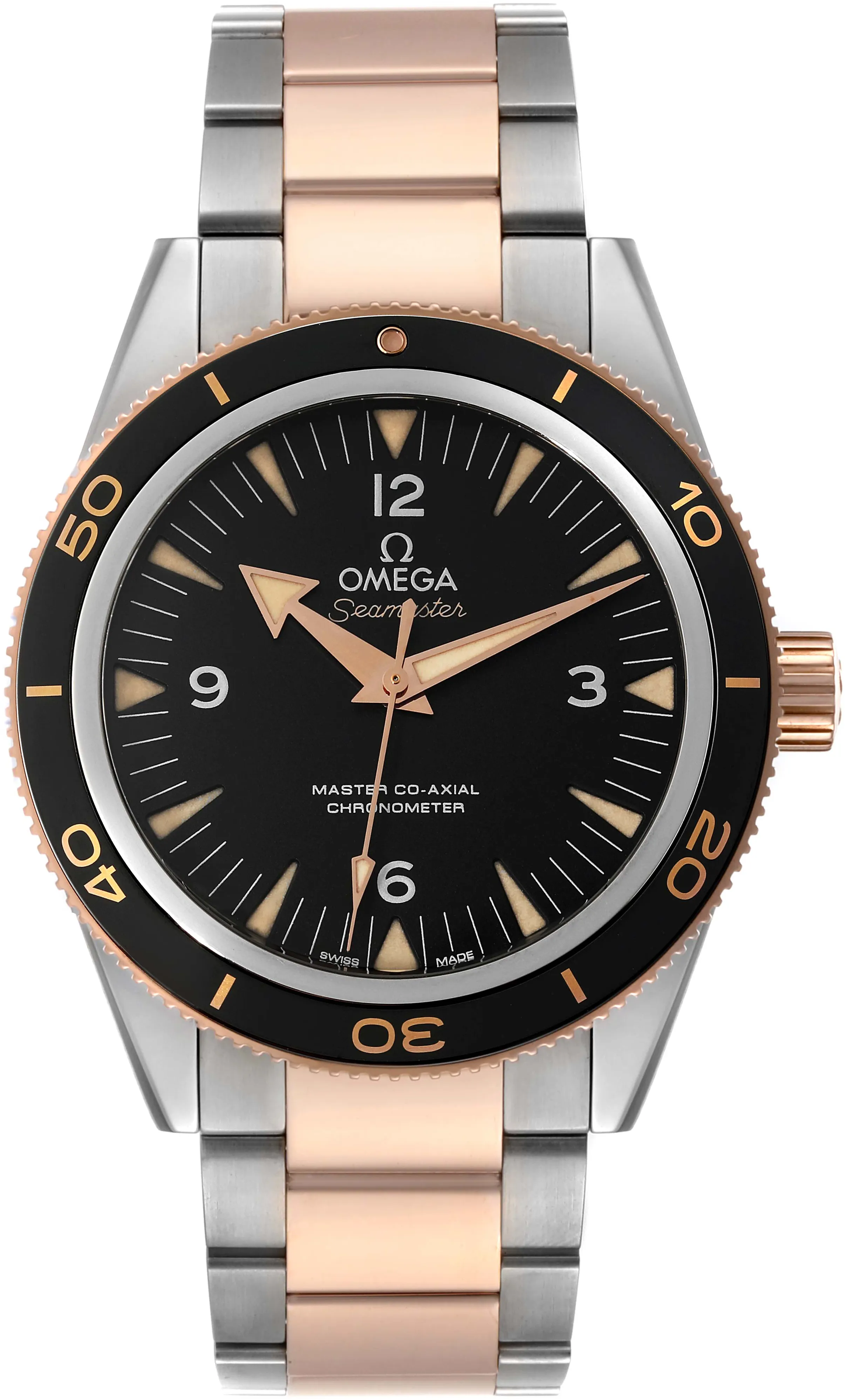 Omega Seamaster 300 233.20.41.21.01.001 41mm Rose gold and Stainless steel Black 1