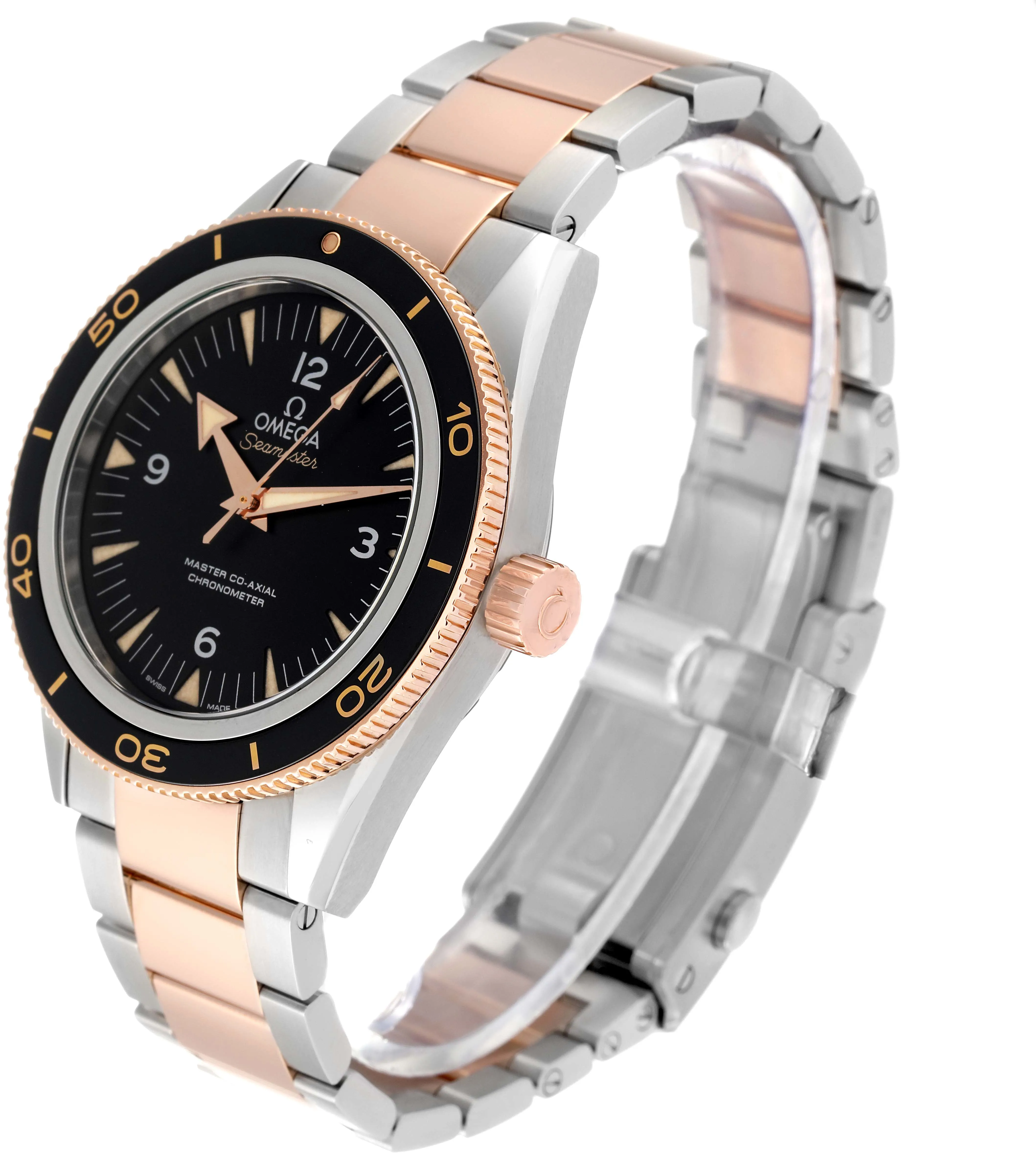 Omega Seamaster 300 233.20.41.21.01.001 41mm Rose gold and Stainless steel Black 3