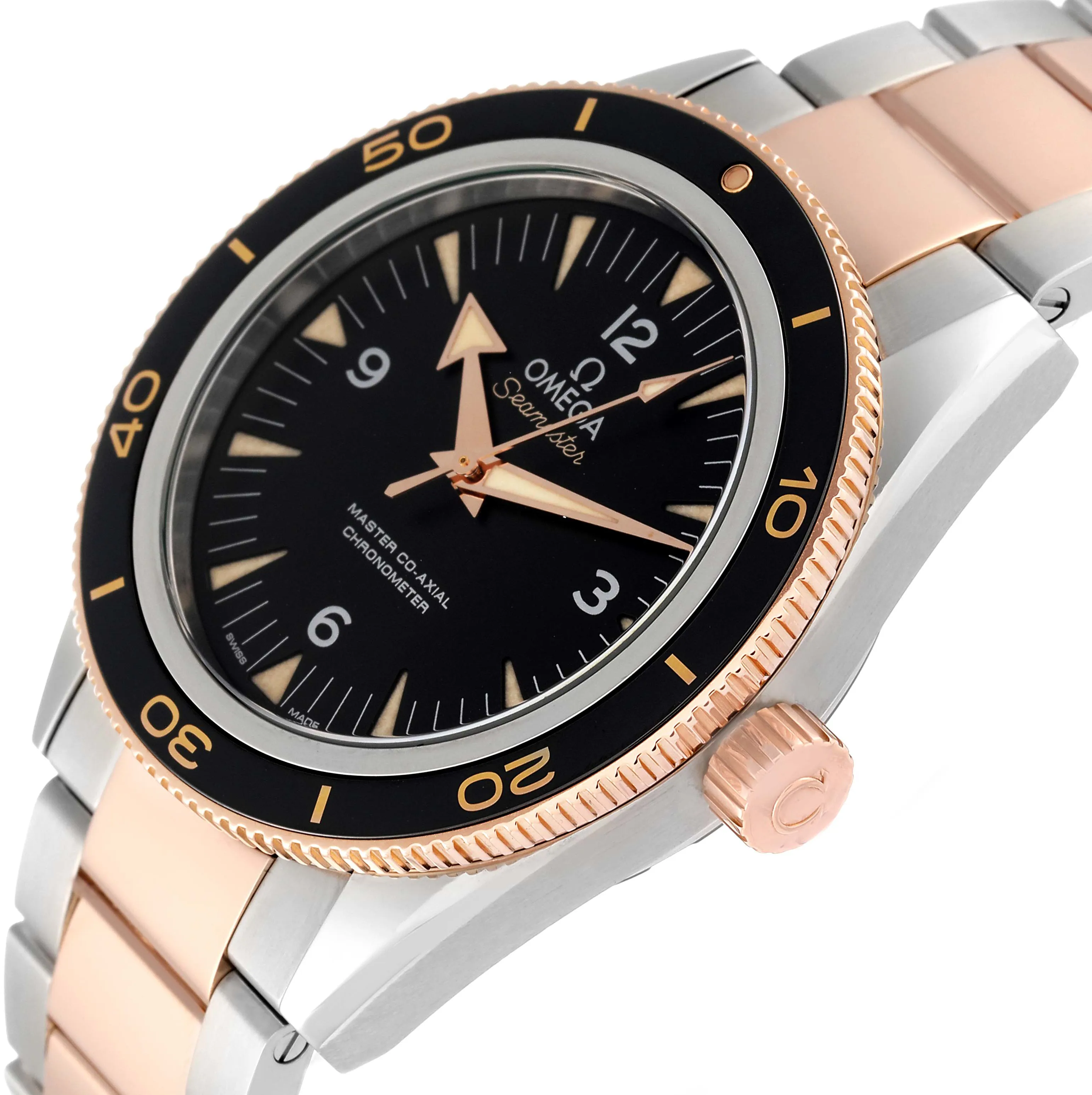 Omega Seamaster 300 233.20.41.21.01.001 41mm Rose gold and Stainless steel Black 4