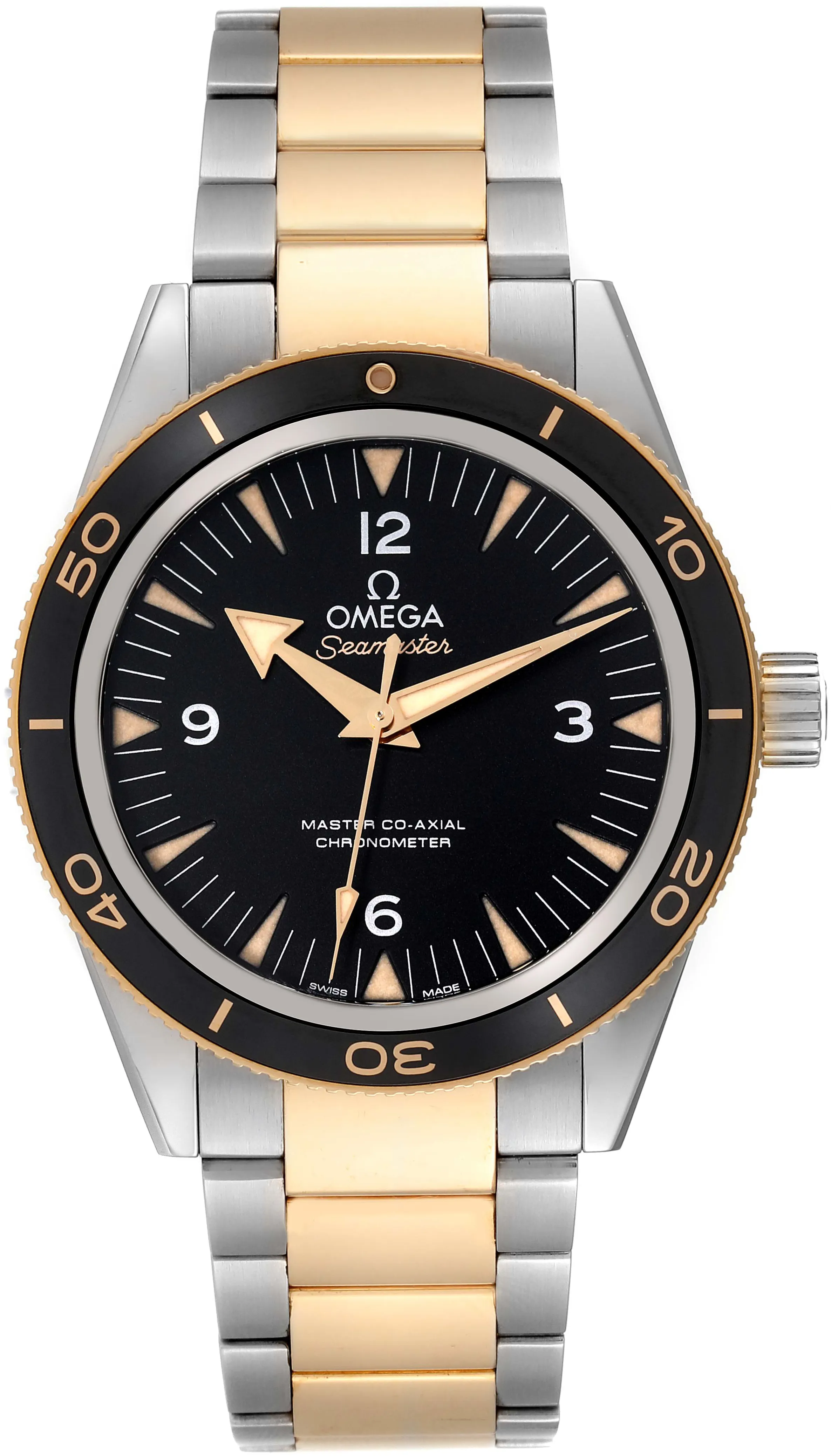 Omega Seamaster 300 233.20.41.21.01.002 41mm Yellow gold and Stainless steel Black 1