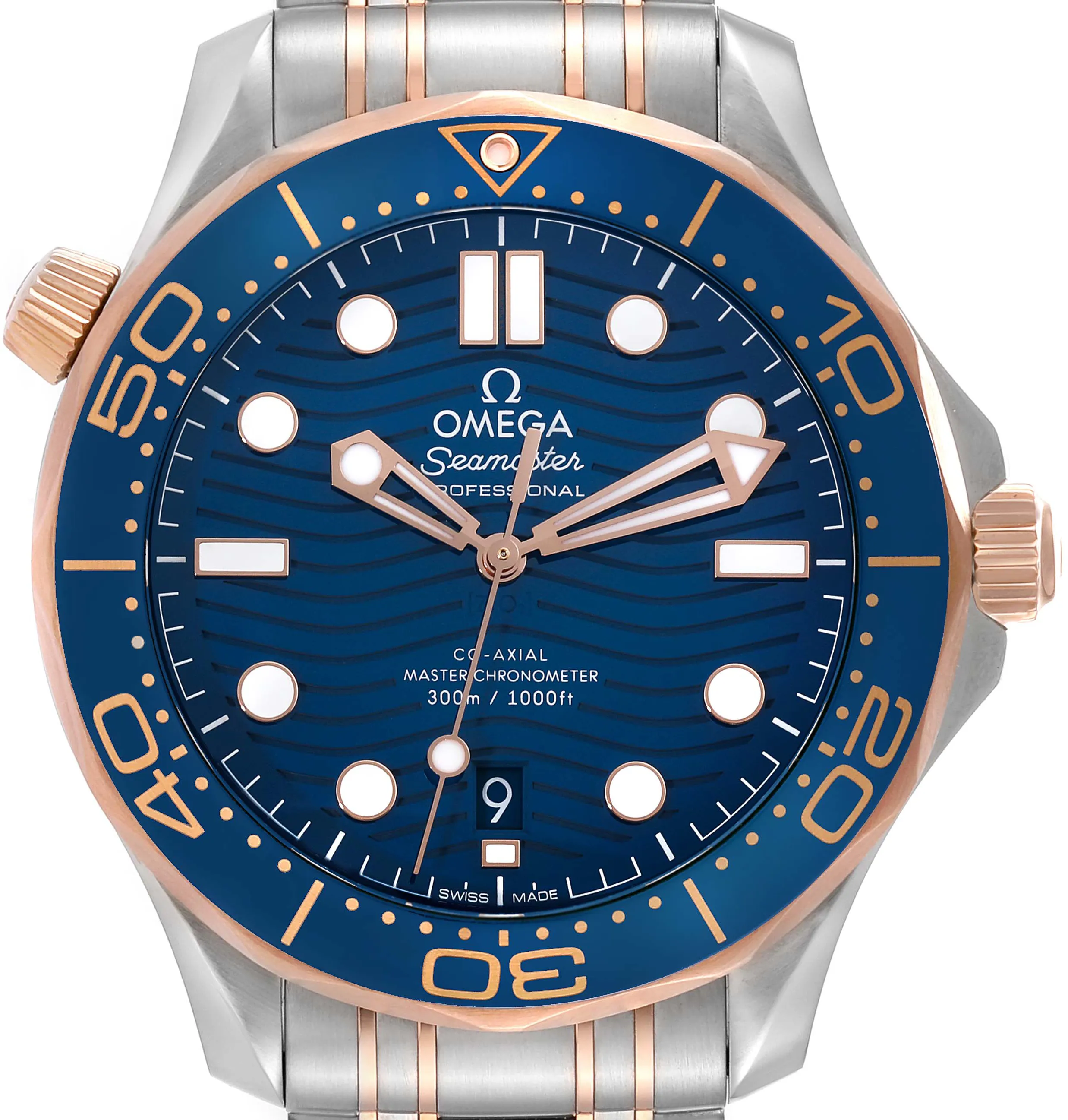 Omega Seamaster Diver 300M 210.20.42.20.03.002 42mm Stainless steel Blue