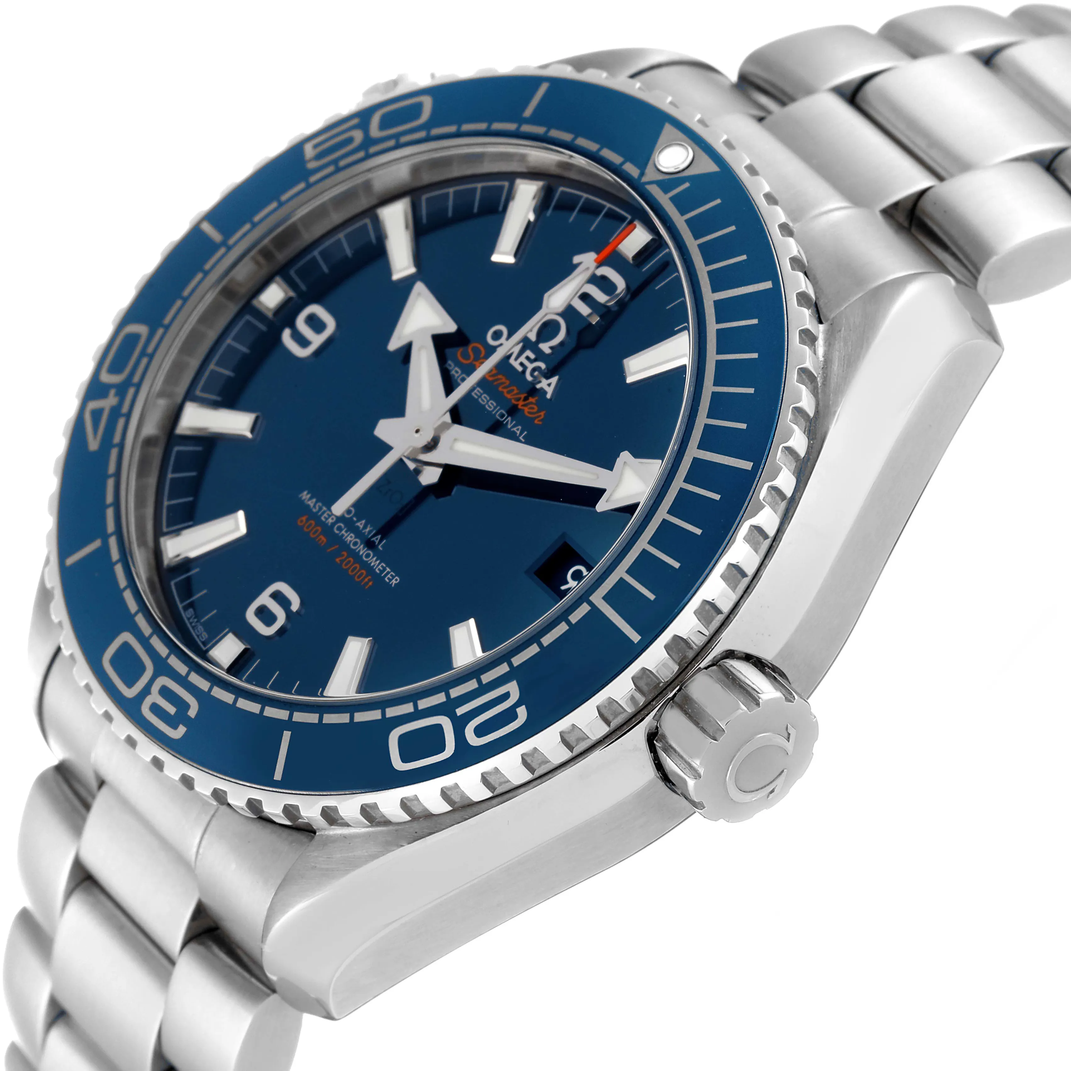 Omega Seamaster Planet Ocean 215.30.44.21.03.001 43.5mm Stainless steel Blue 4