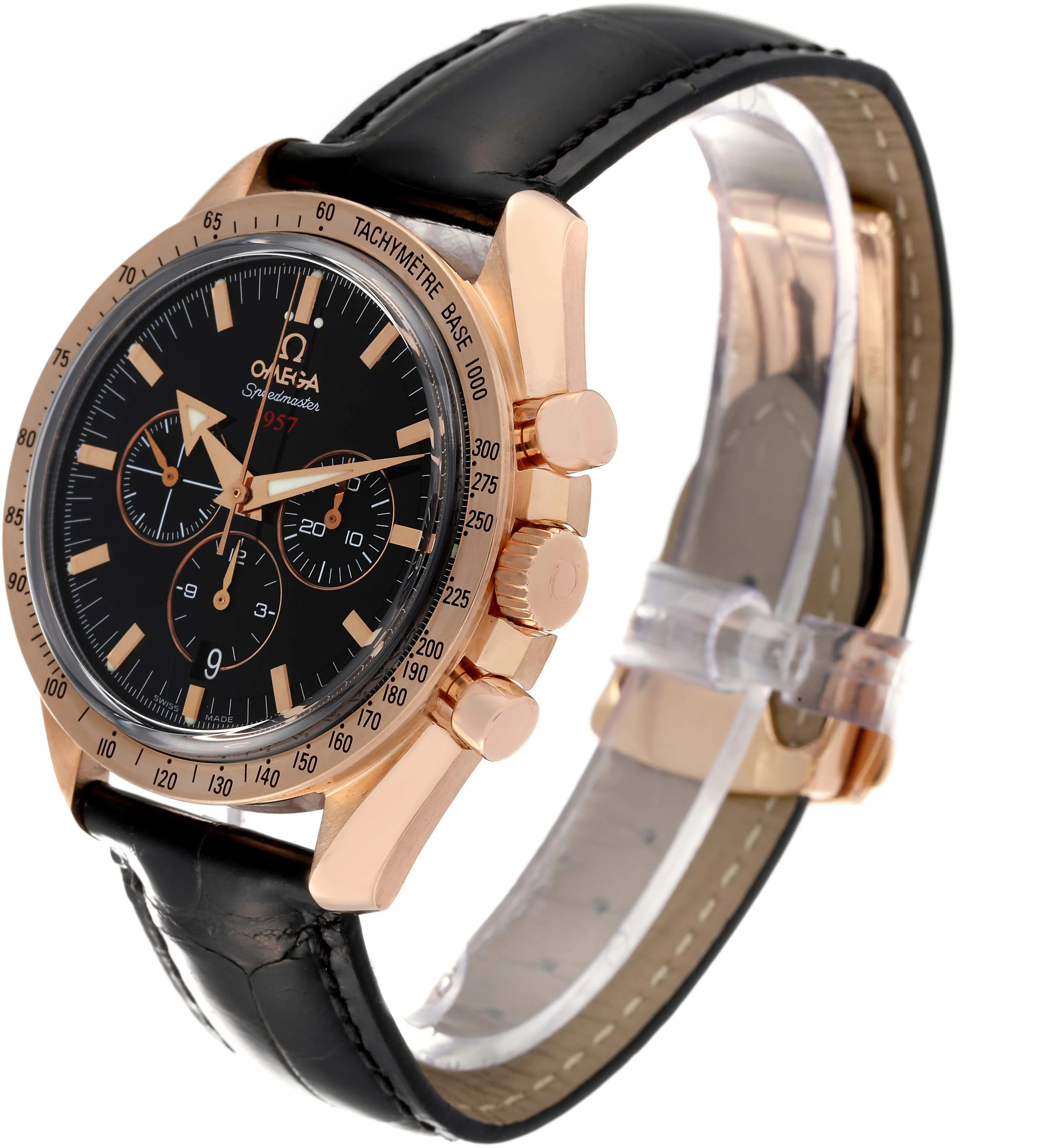 Omega Speedmaster 321.53.42.50.01.001 42mm Rose gold and 18k rose gold Black 2