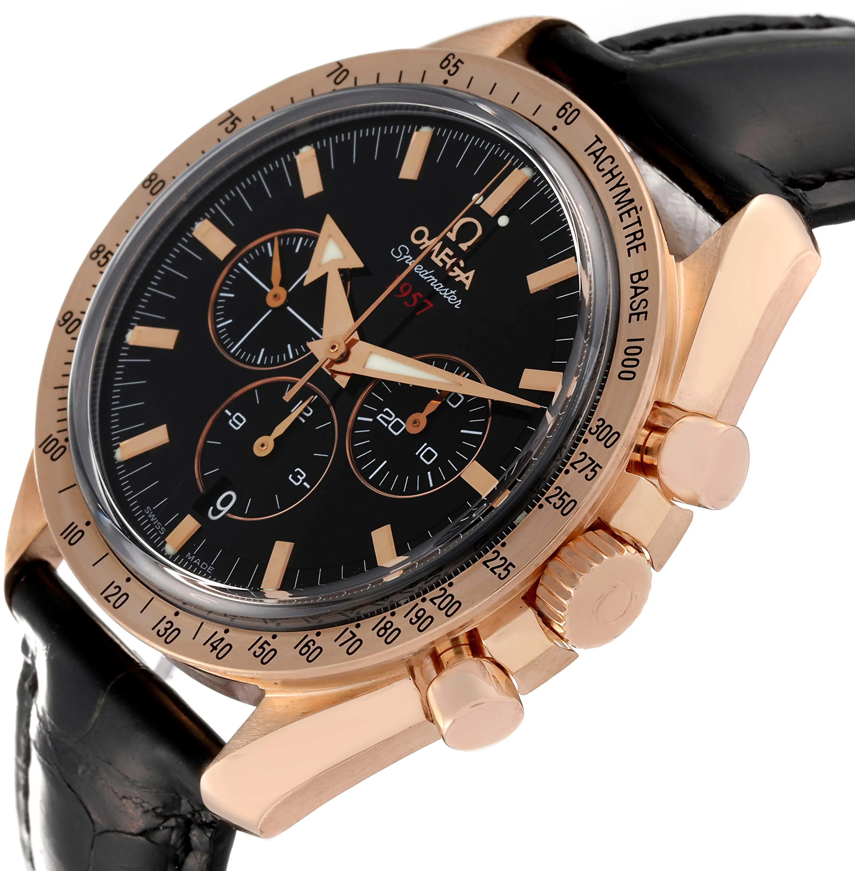 Omega Speedmaster 321.53.42.50.01.001 42mm Rose gold and 18k rose gold Black 3