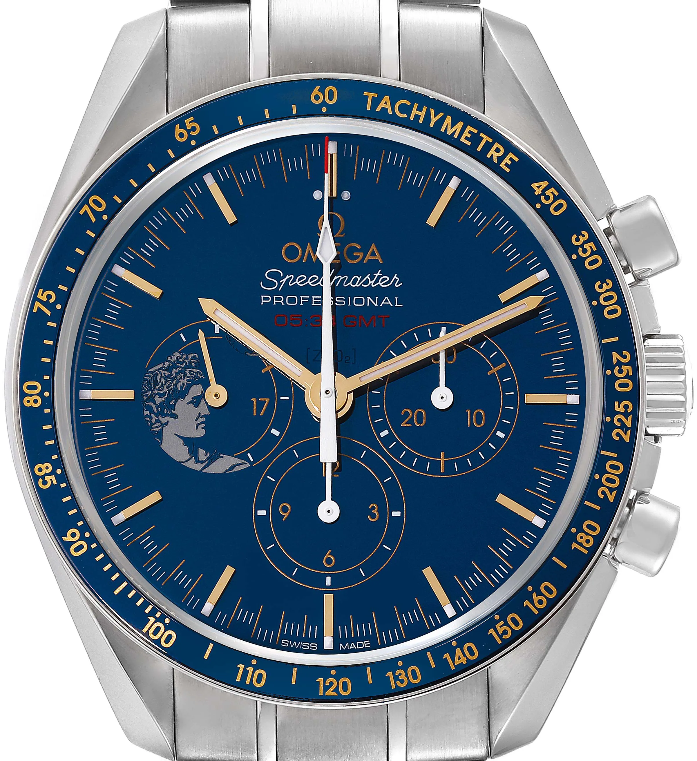 Omega Speedmaster Moonwatch 311.30.42.30.03.001 42mm Stainless steel Blue