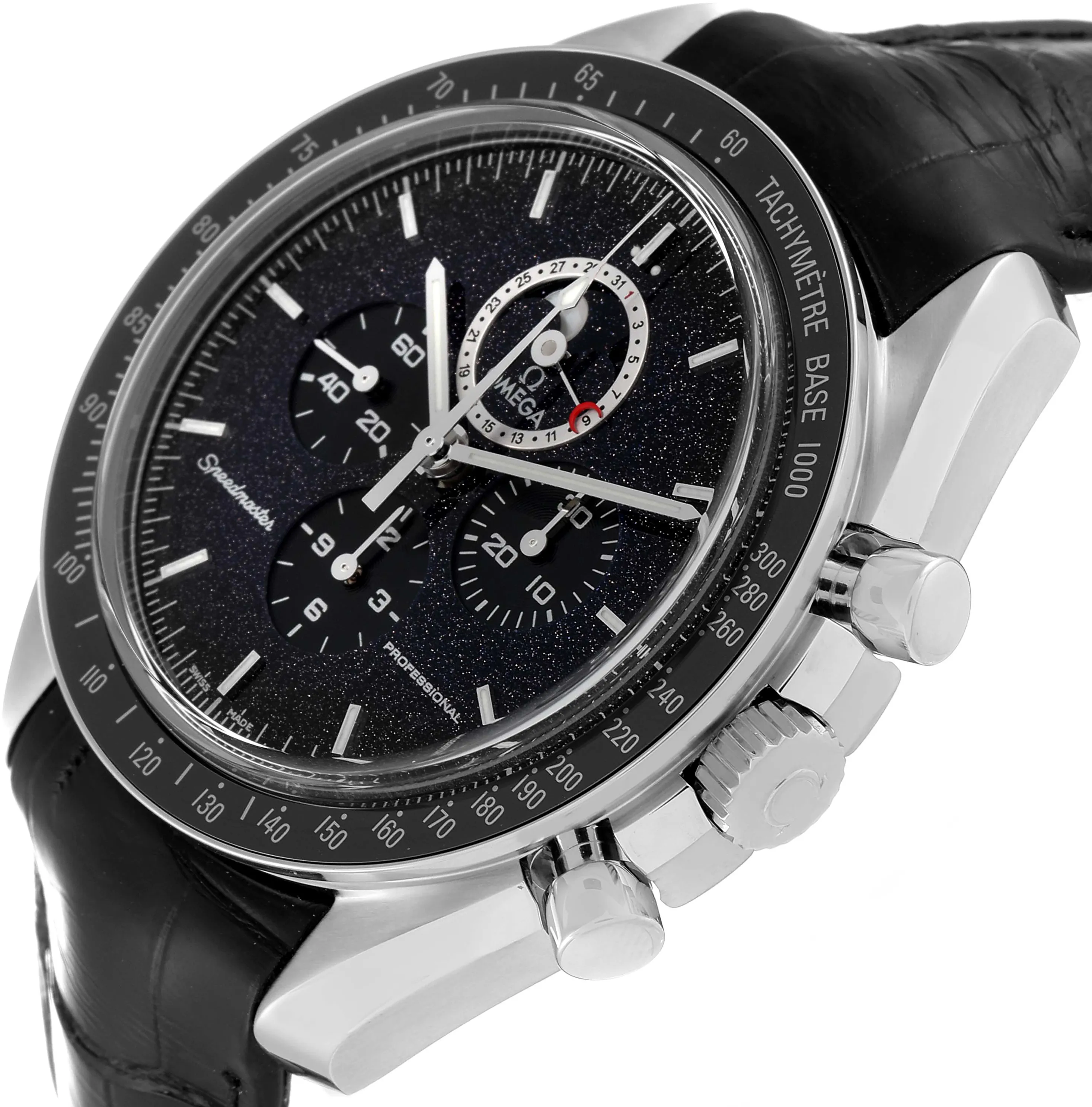 Omega Speedmaster Moonwatch 311.33.44.32.01.001 44.25mm Stainless steel Black 2