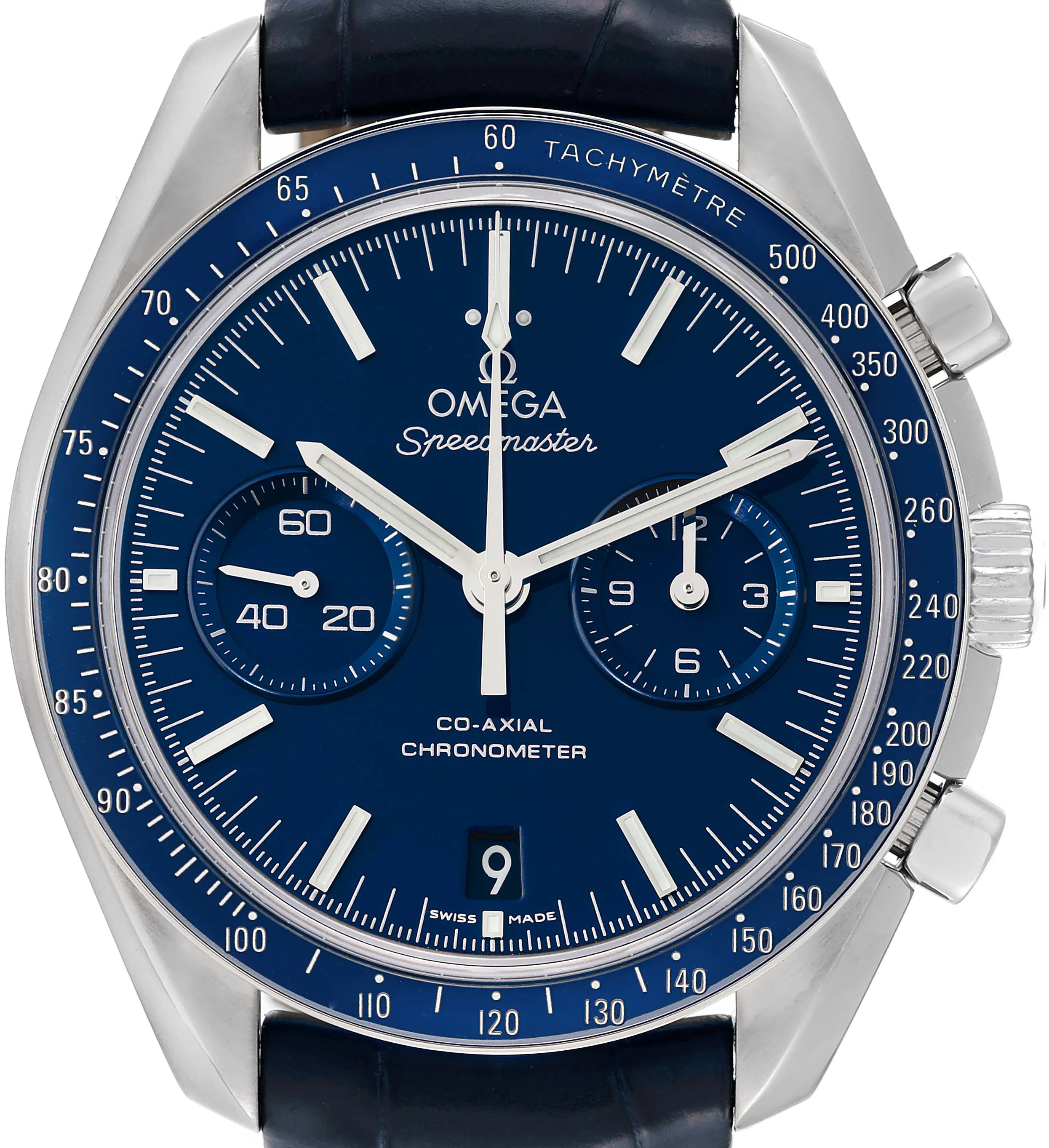 Omega Speedmaster Professional Moonwatch 311.93.44.51.03.001 44.25mm Titanium round Blue