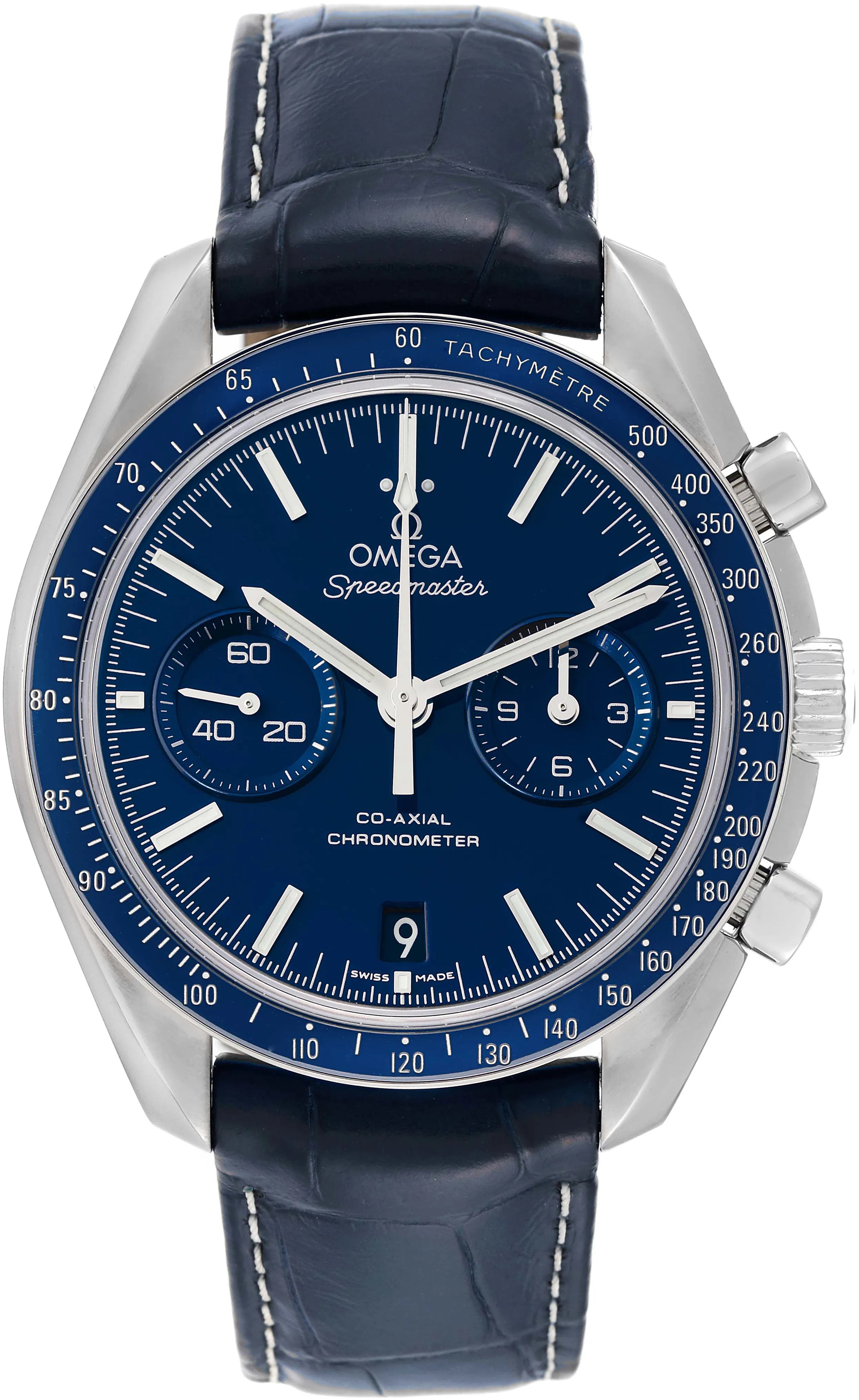 Omega Speedmaster Professional Moonwatch 311.93.44.51.03.001 44.25mm Titanium round Blue 1