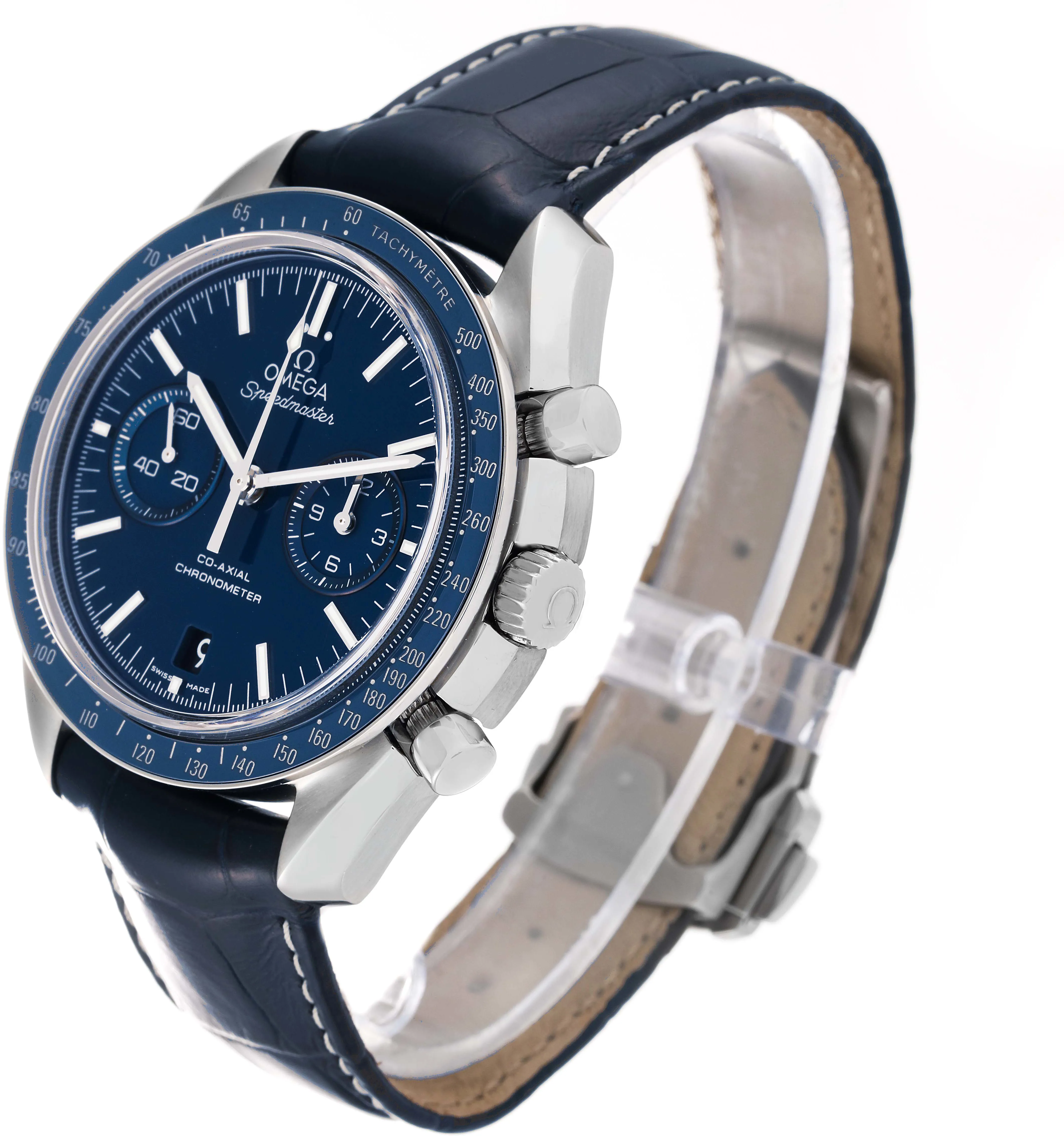 Omega Speedmaster Professional Moonwatch 311.93.44.51.03.001 44.25mm Titanium round Blue 3