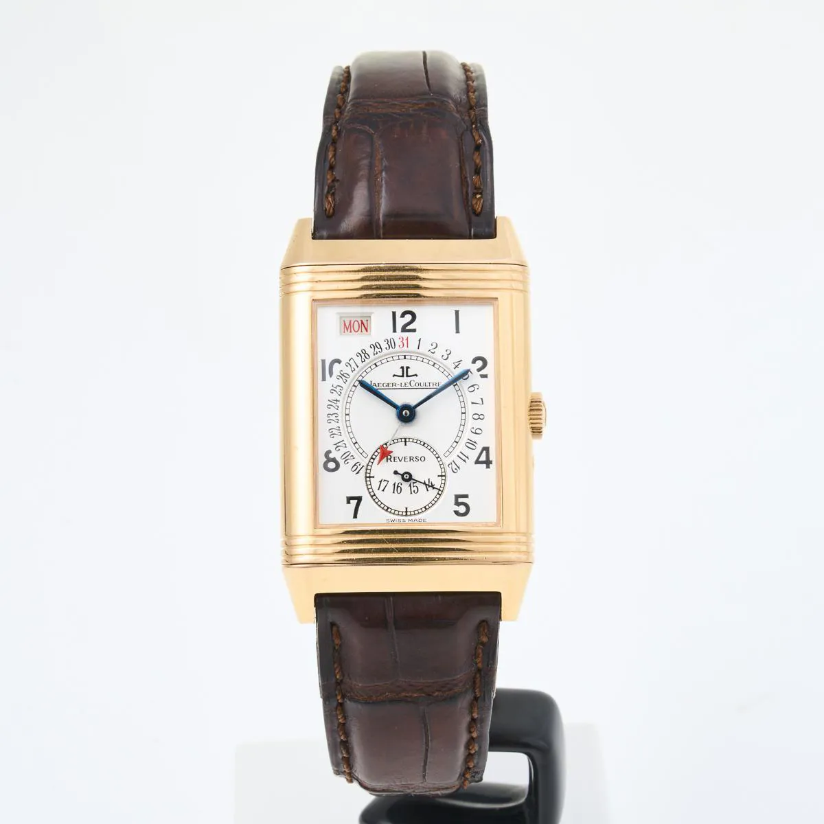 Jaeger-LeCoultre Reverso 270.2.36 36mm 18ct Rose Gold Silver