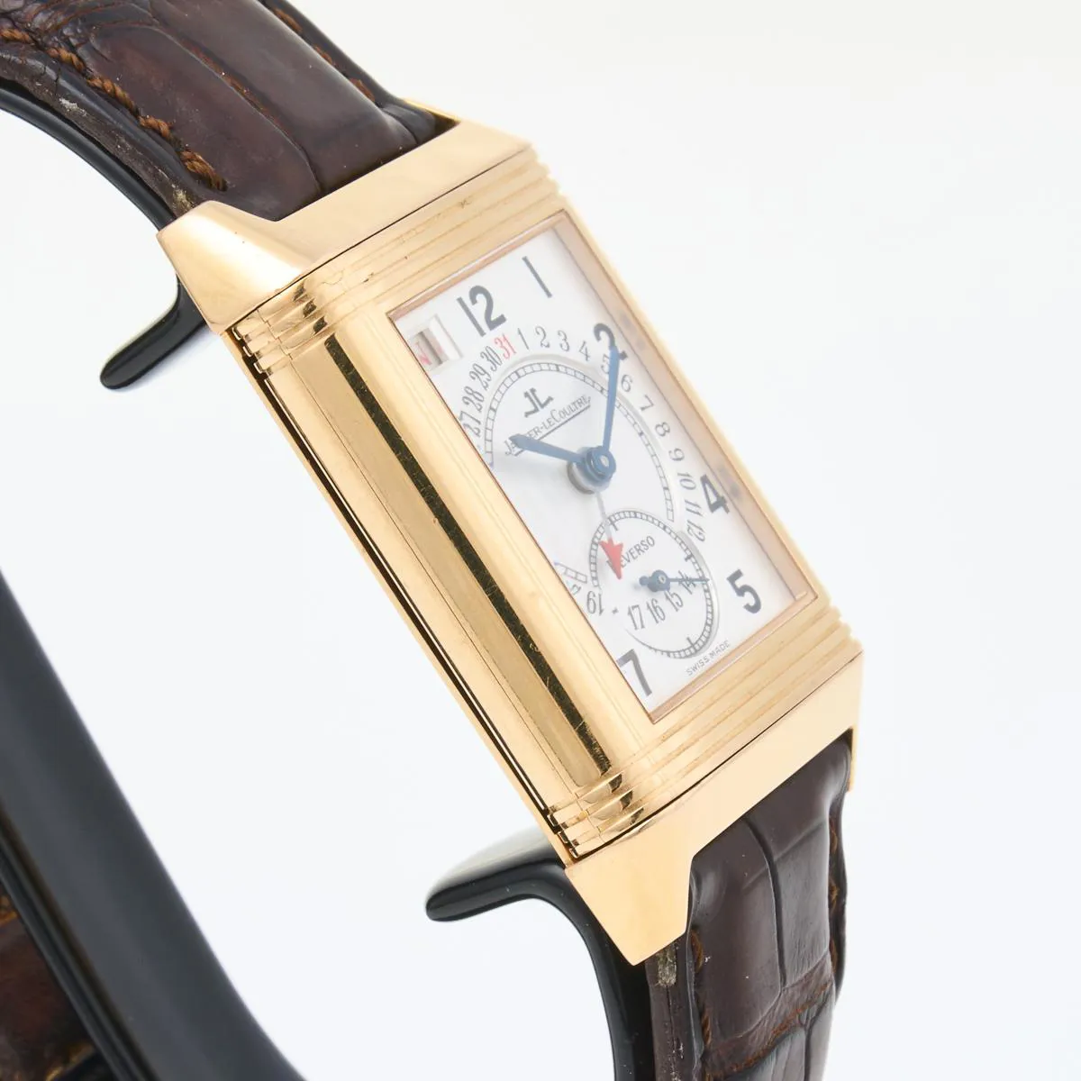 Jaeger-LeCoultre Reverso 270.2.36 36mm 18ct Rose Gold Silver 2