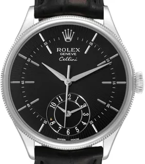 Rolex Cellini 50529 White gold Black