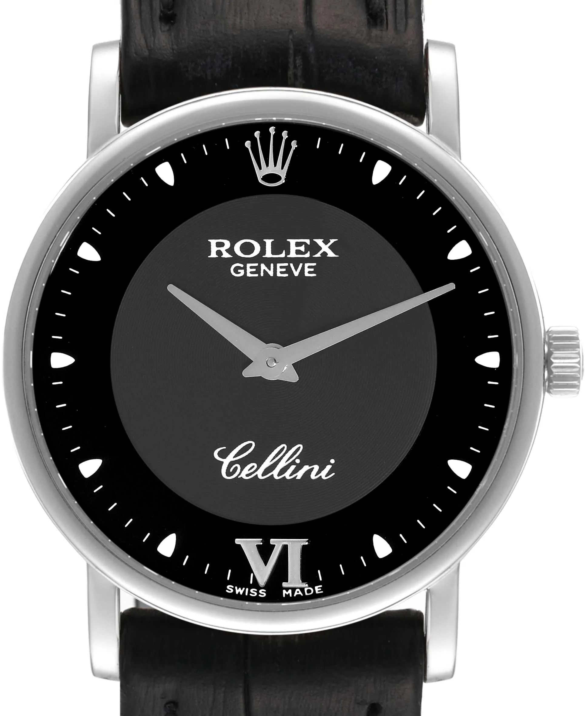 Rolex Cellini 5115 32mm Yellow gold Black