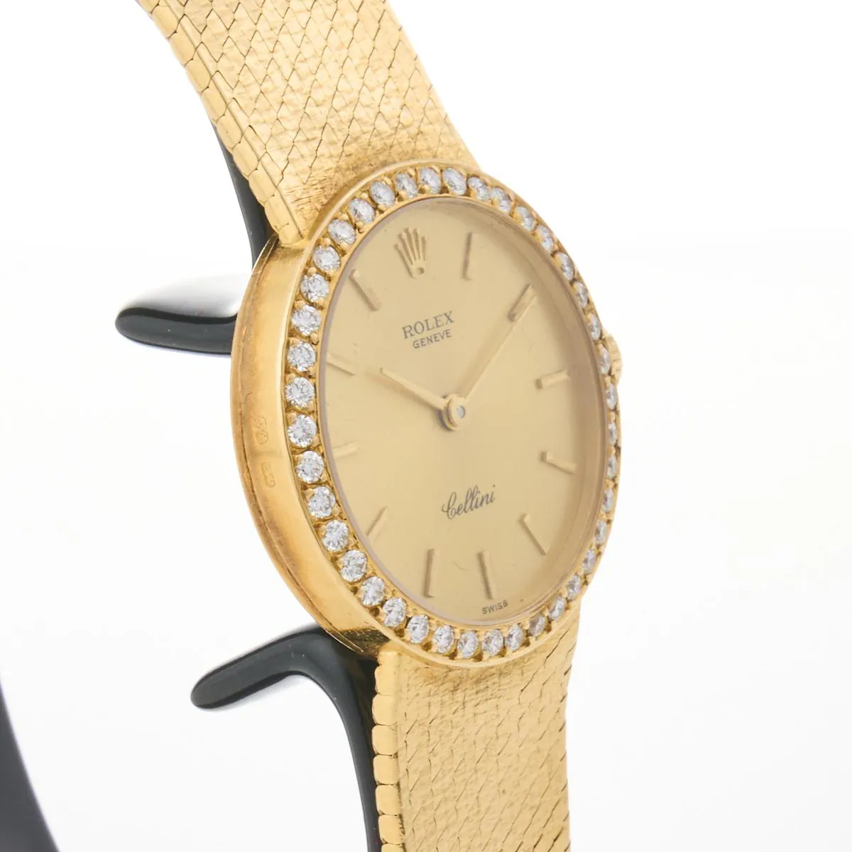 Rolex Cellini 4624 18ct yellow gold and Diamond Champagne 2