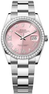 Rolex Datejust 126284RBR-0024 White gold and Stainless steel Pink