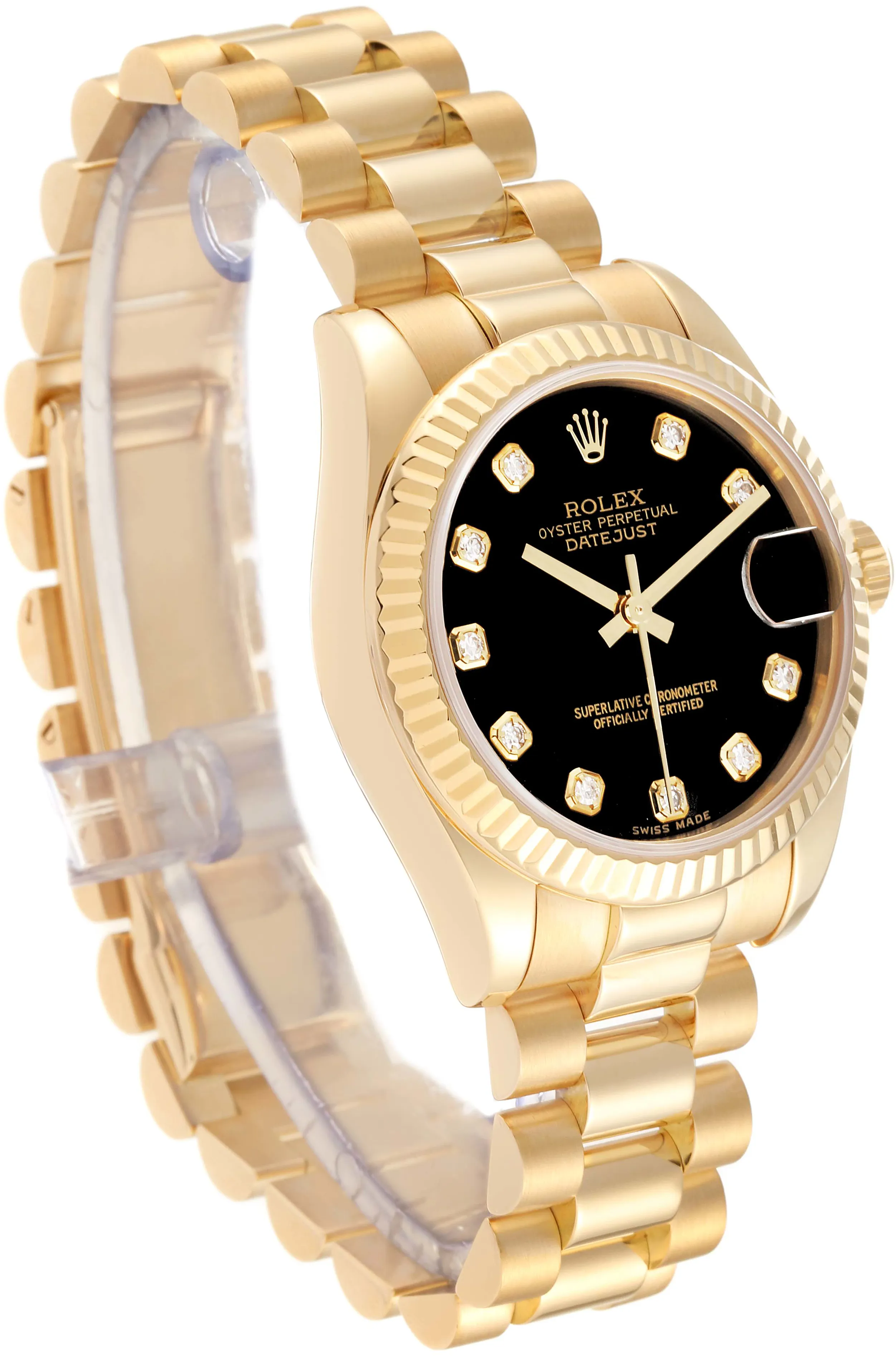 Rolex Datejust 31 178278 31mm Yellow gold Black 2