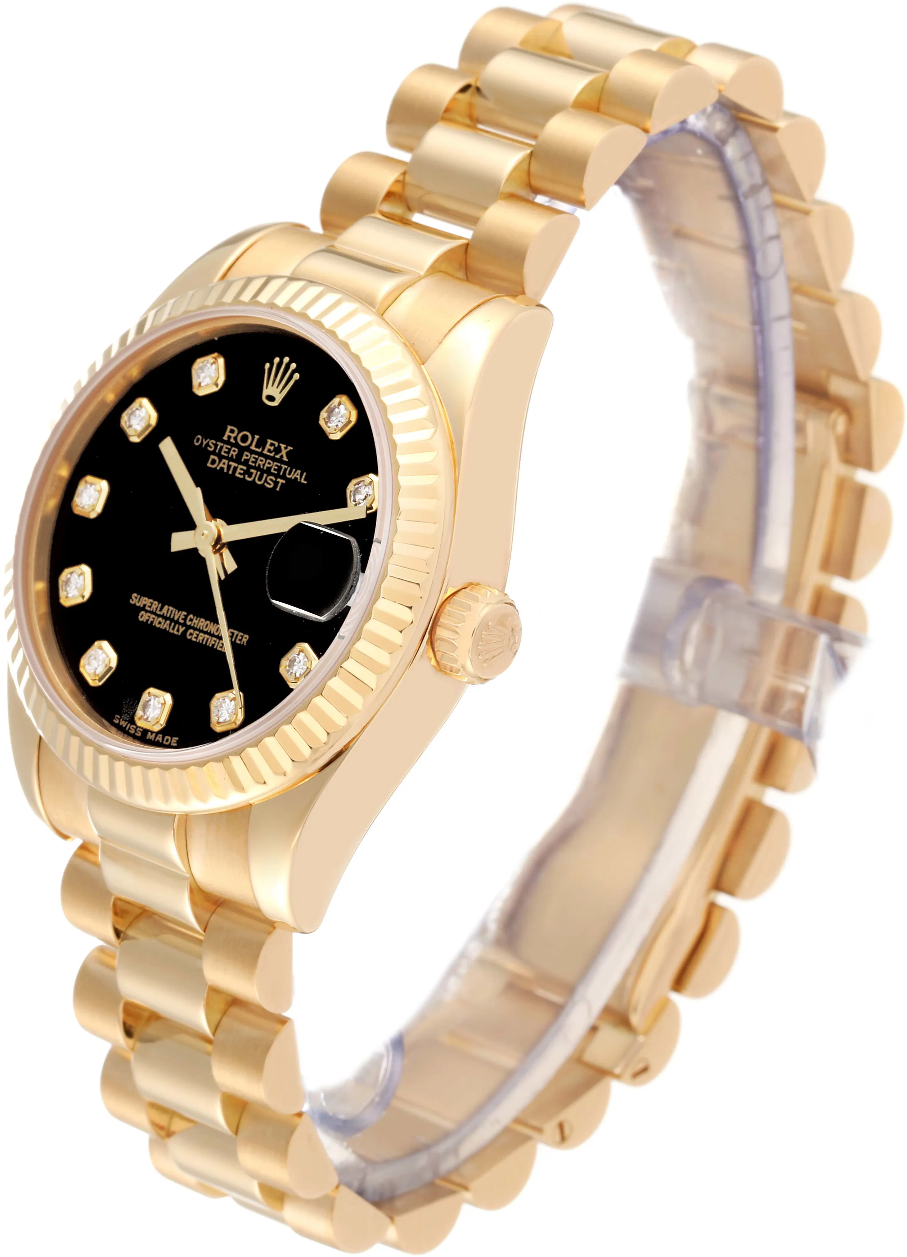 Rolex Datejust 31 178278 31mm Yellow gold Black 3