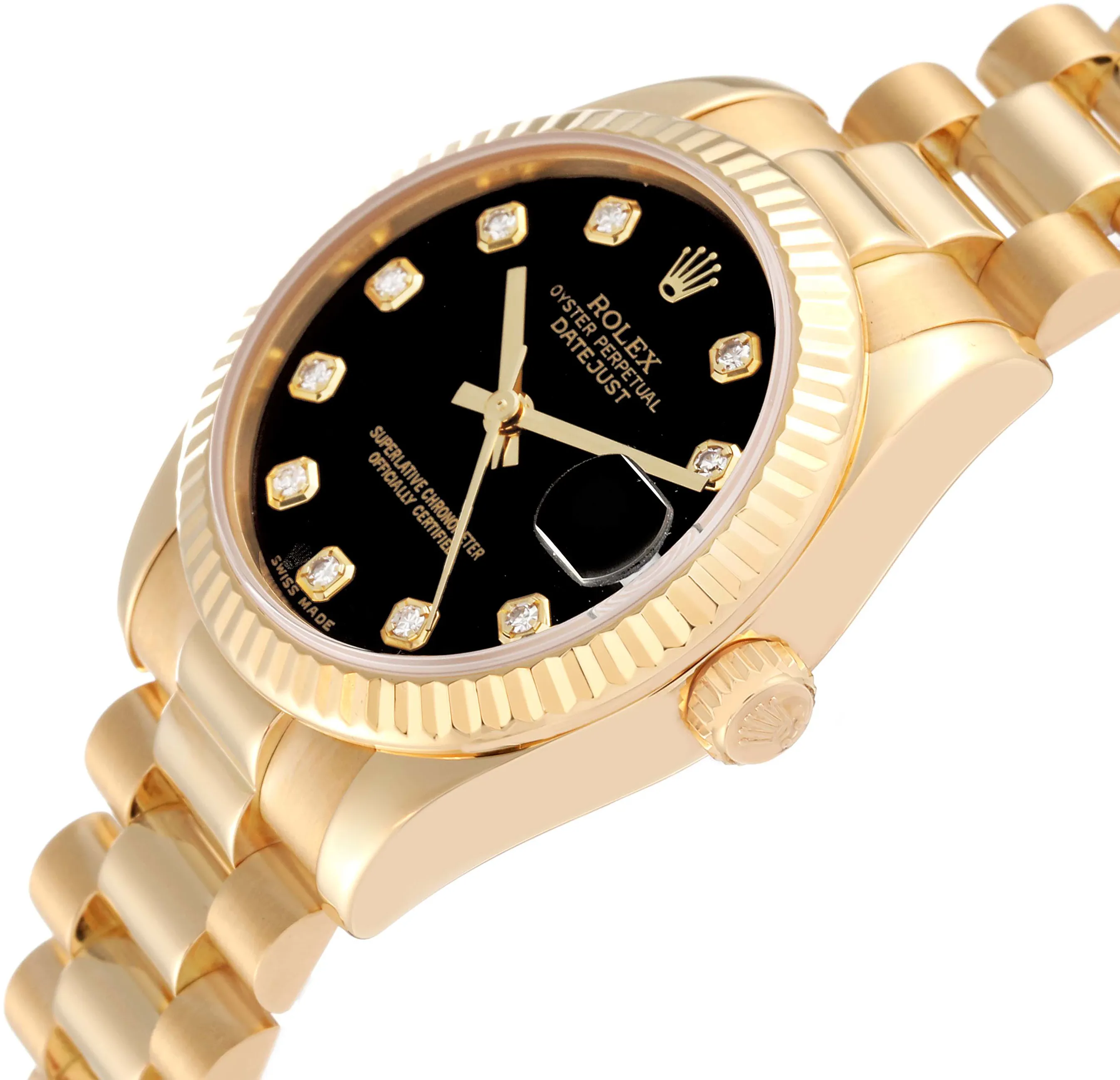 Rolex Datejust 31 178278 31mm Yellow gold Black 4